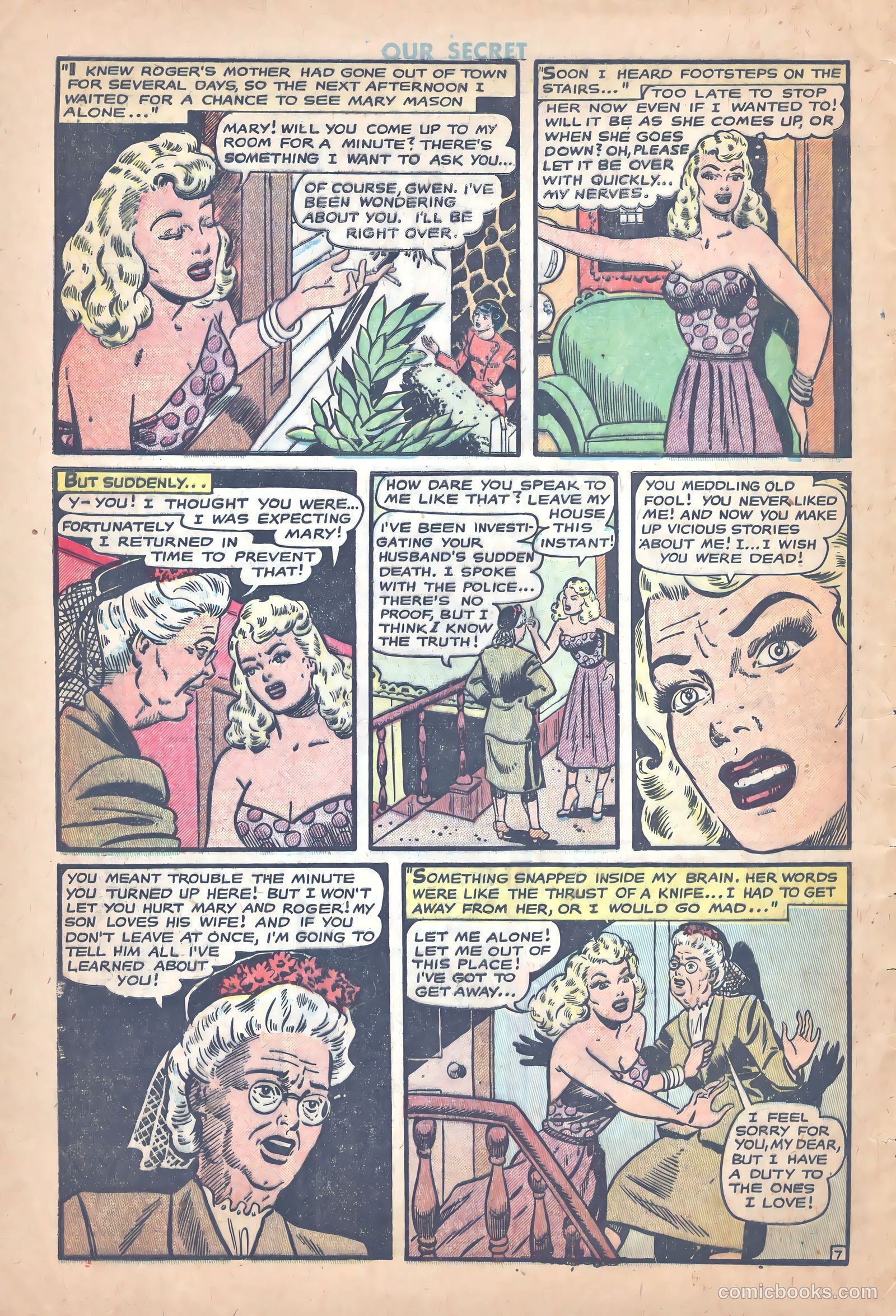 Our Secret #6 (1950) — page 32 of 36