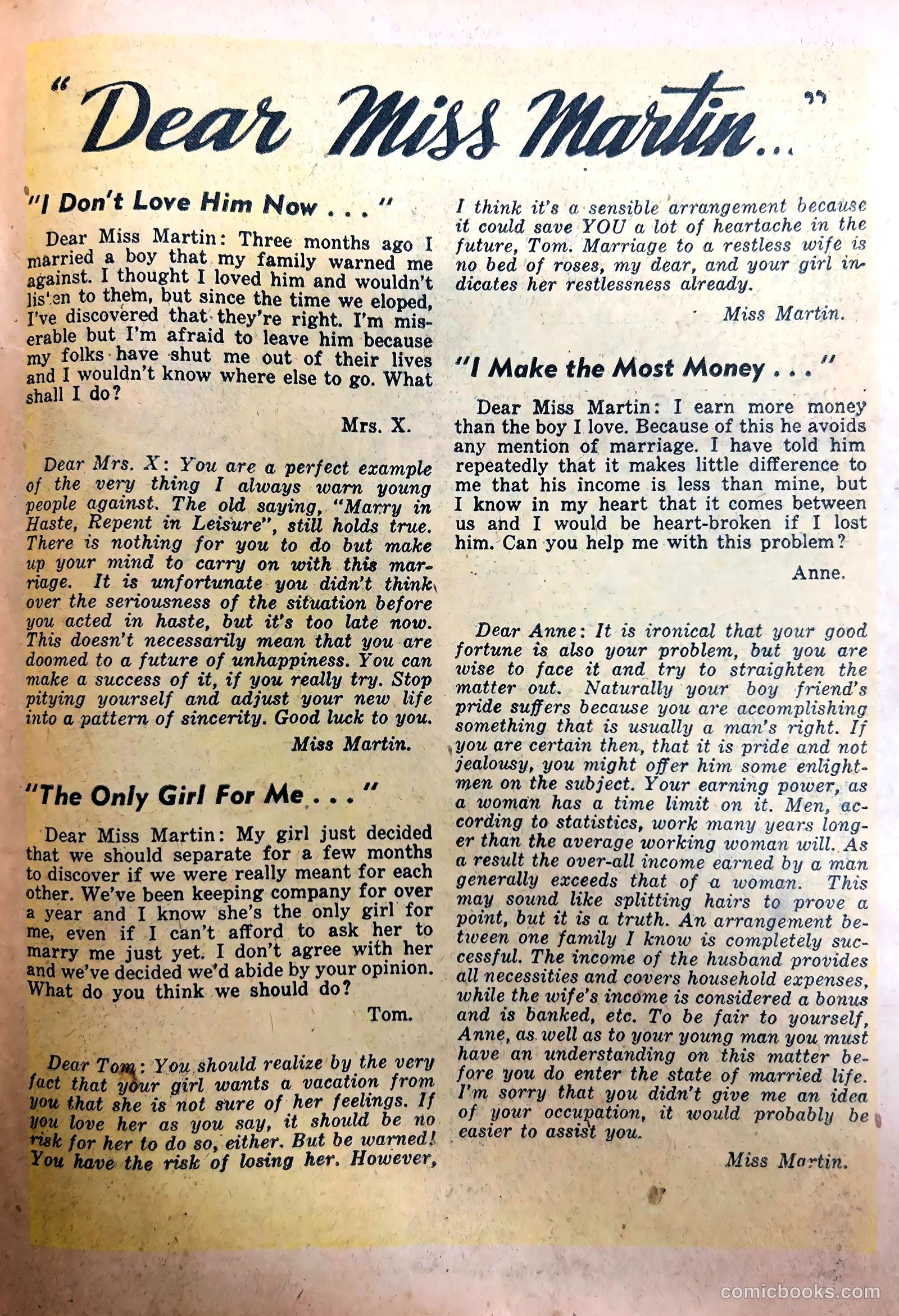 Our Secret #8 (1950) — page 19 of 36