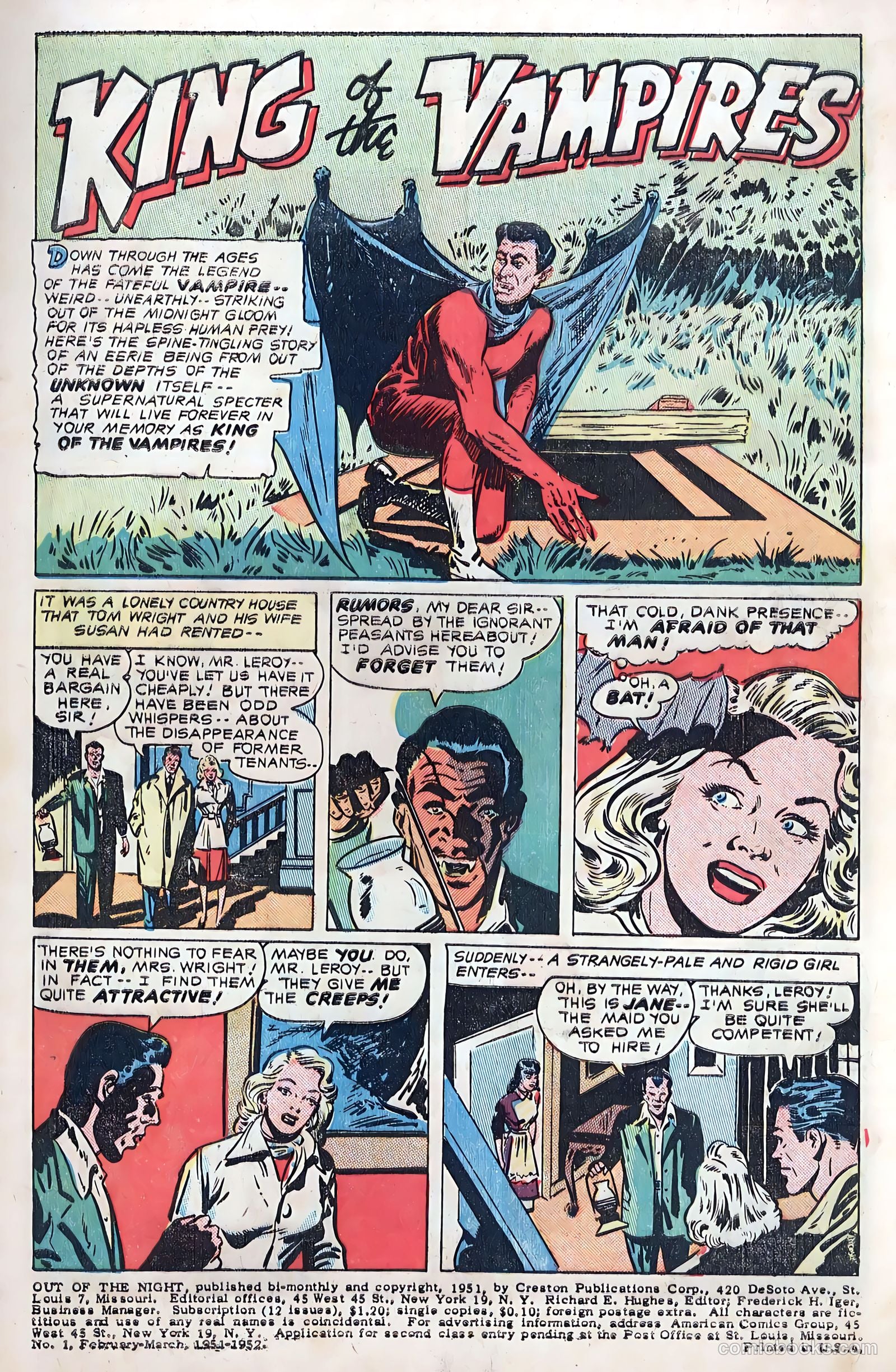 Out of the Night #1 (1952) — page 3 of 36