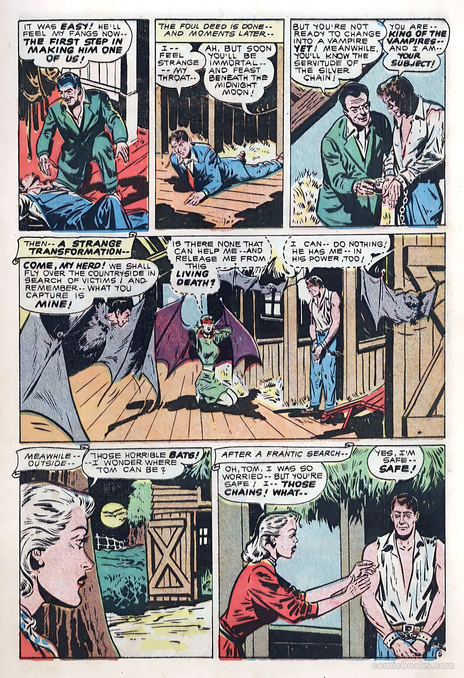 Out of the Night #1 (1952) — page 7 of 36