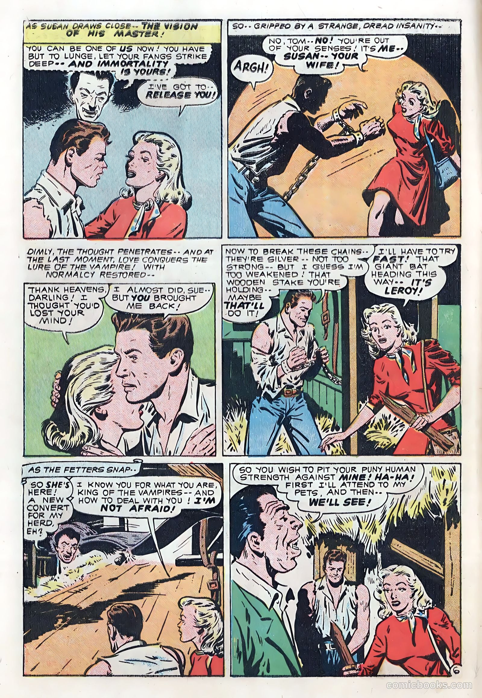 Out of the Night #1 (1952) — page 8 of 36