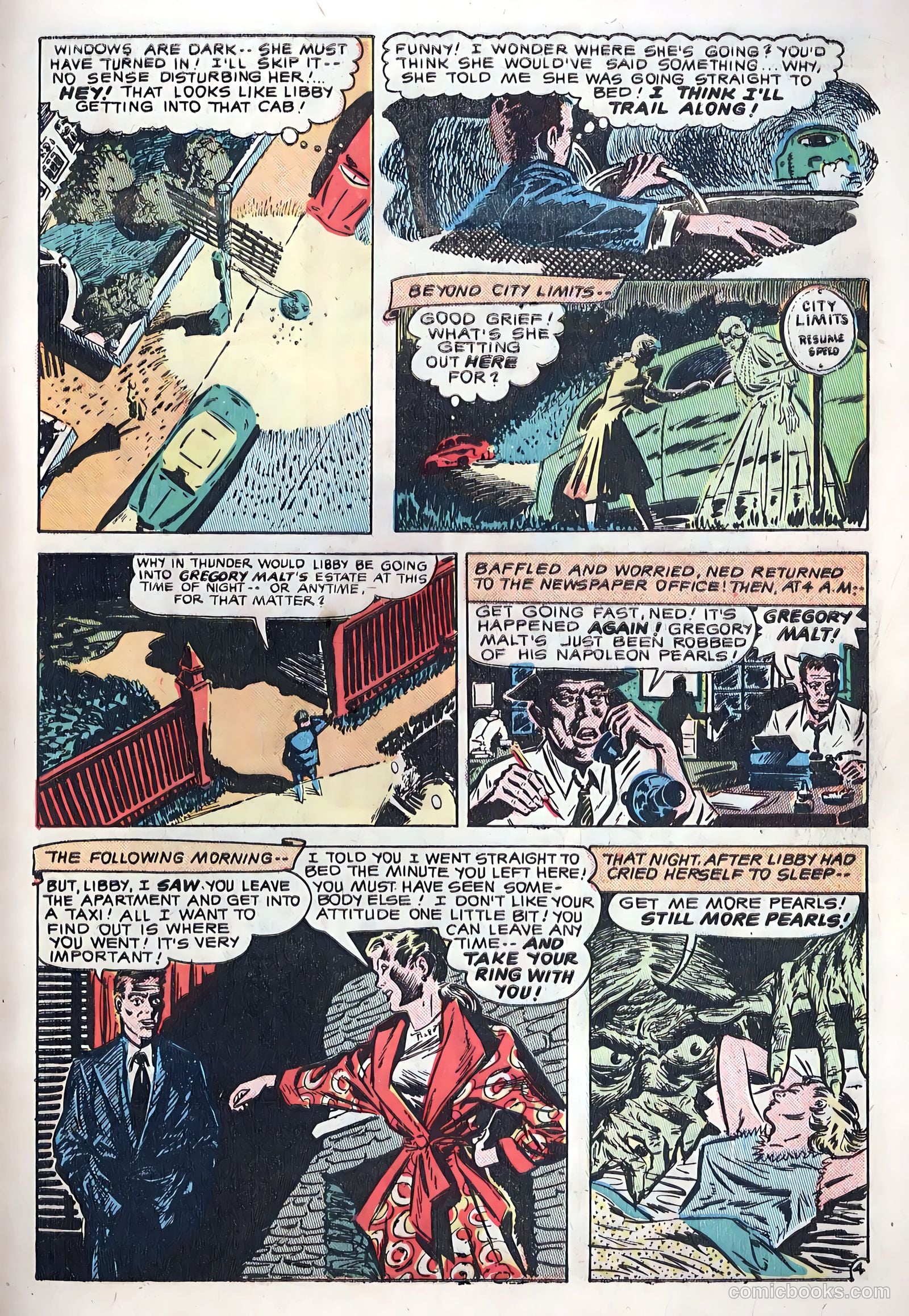 Out of the Night #1 (1952) — page 31 of 36