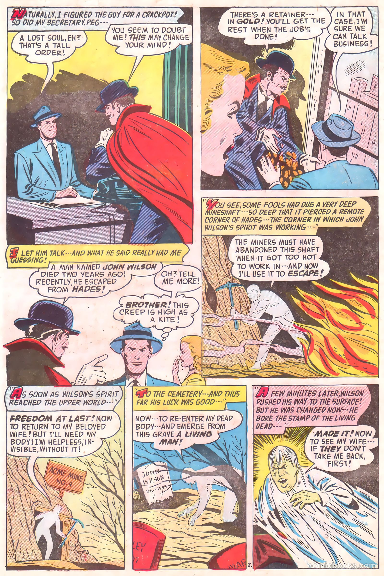 Out of the Night #10 (1953) — page 28 of 35