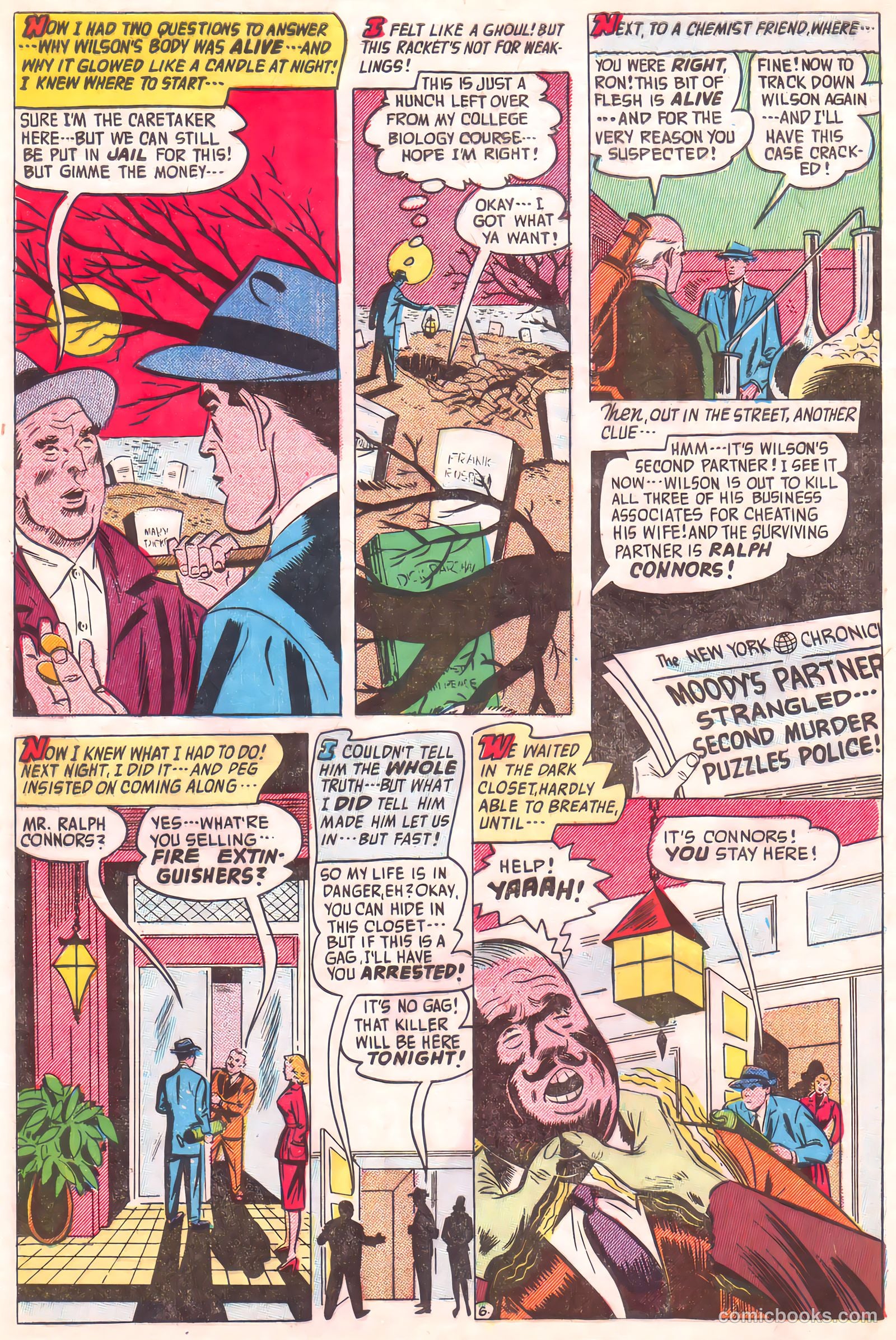 Out of the Night #10 (1953) — page 32 of 35