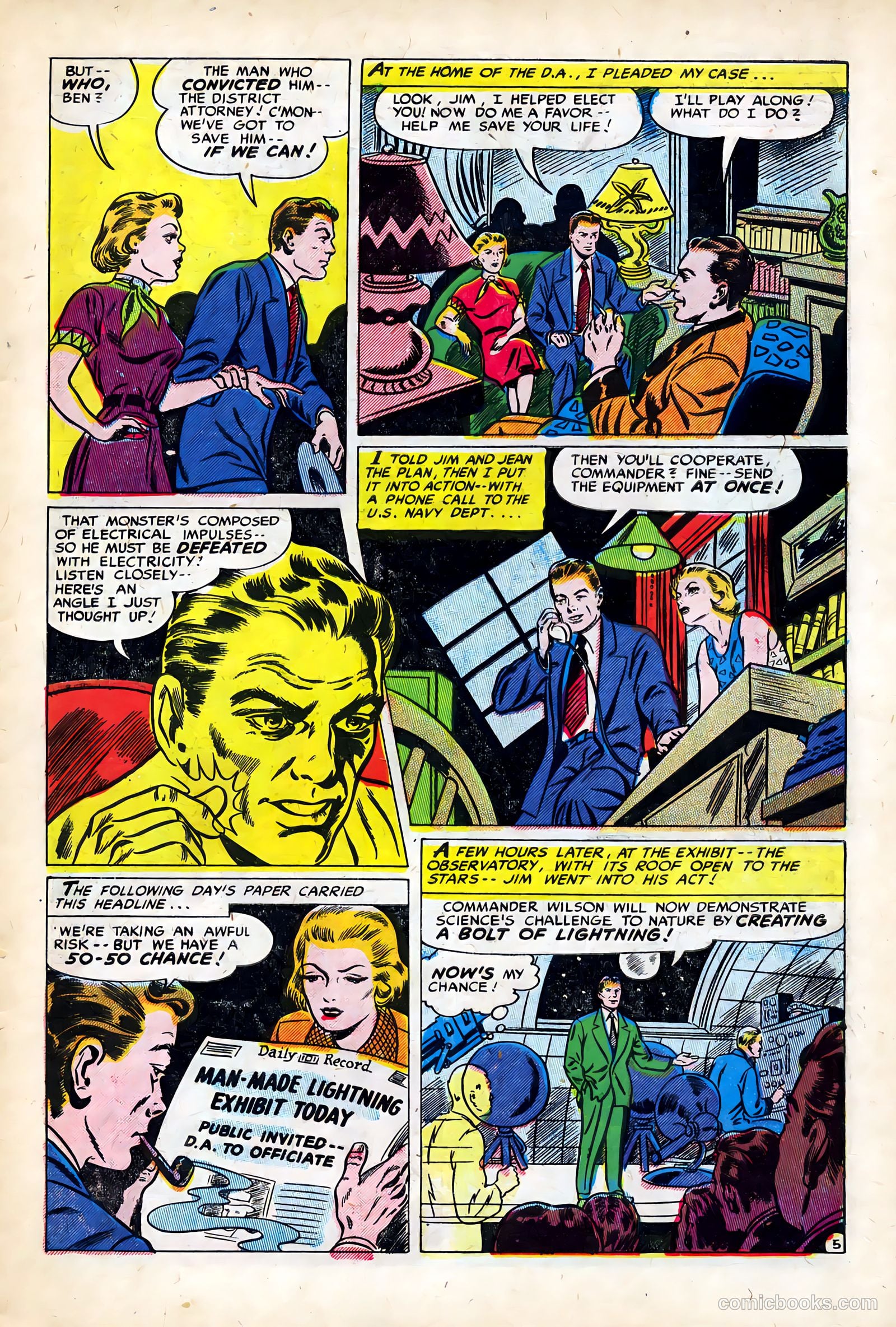 Out of the Night #11 (1953) — page 7 of 36