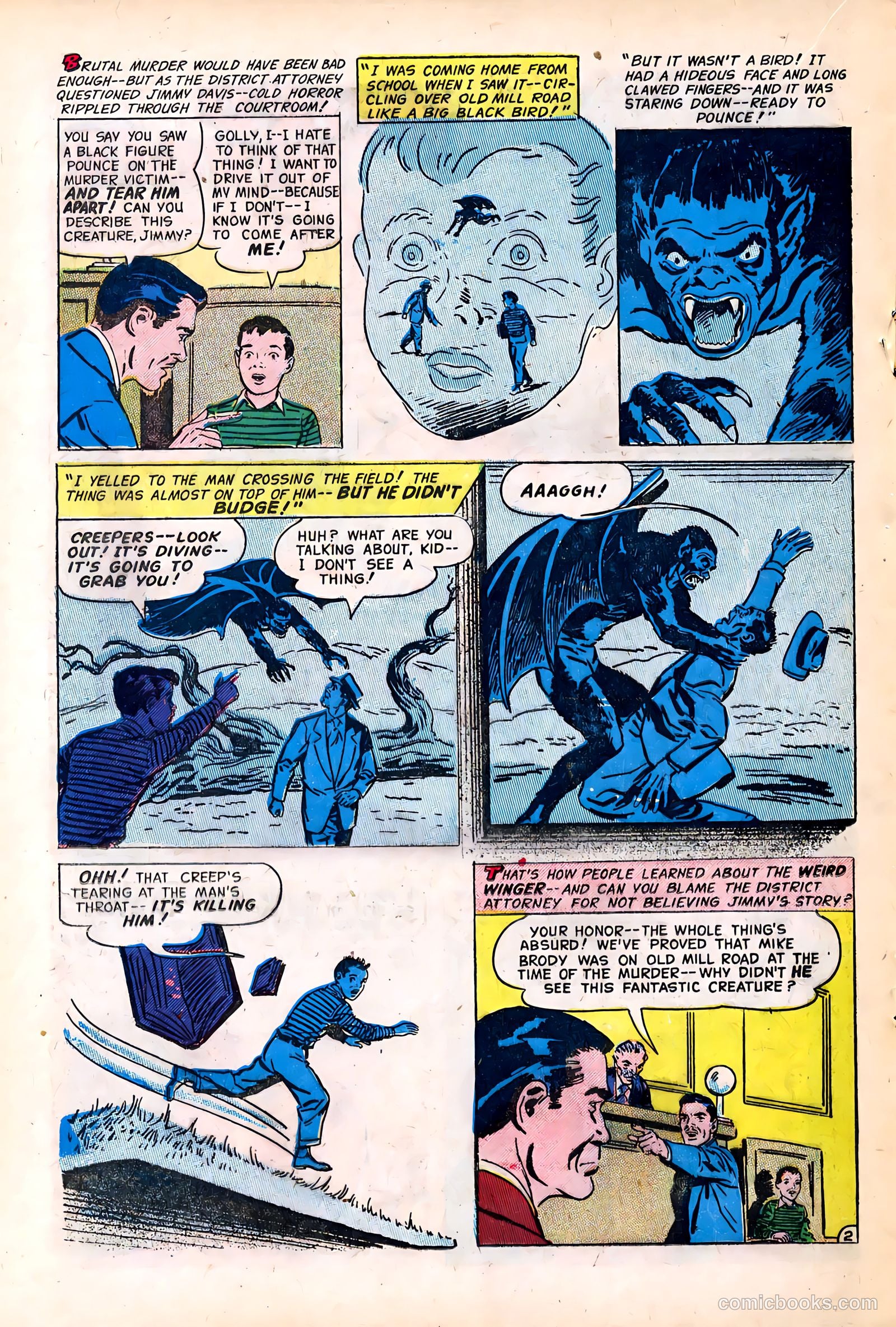 Out of the Night #11 (1953) — page 20 of 36