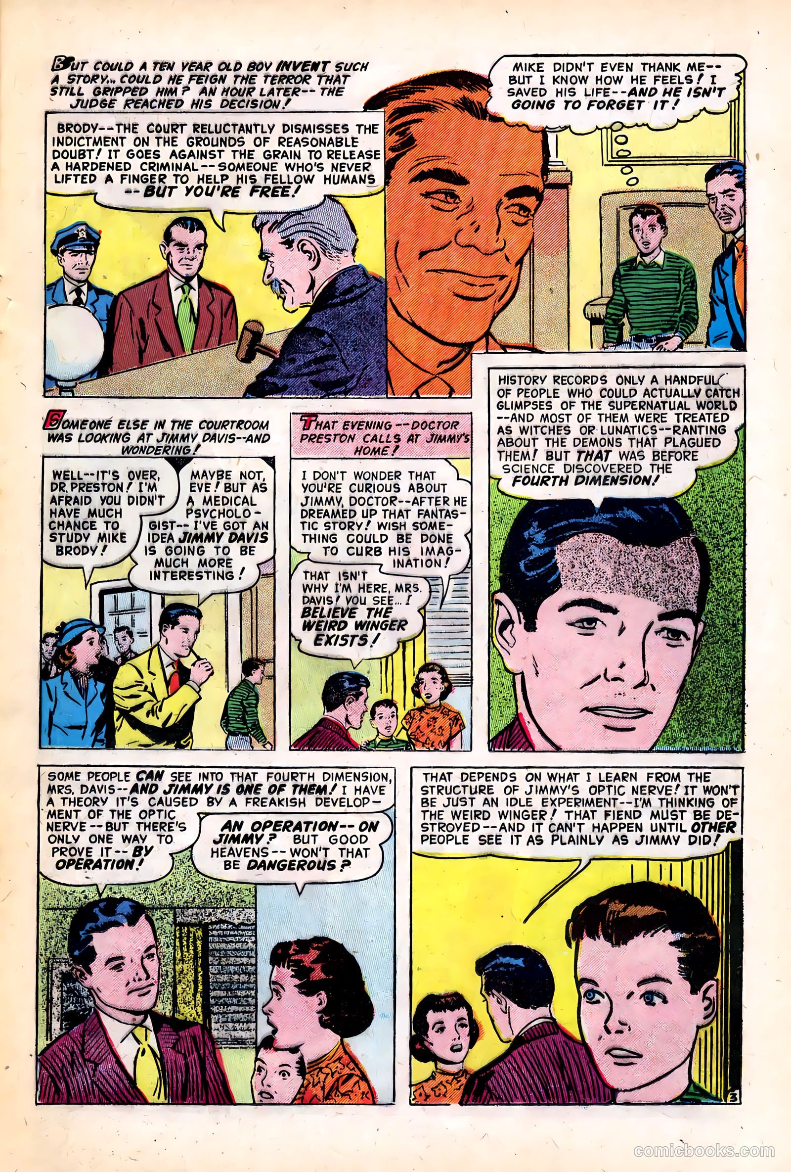Out of the Night #11 (1953) — page 21 of 36