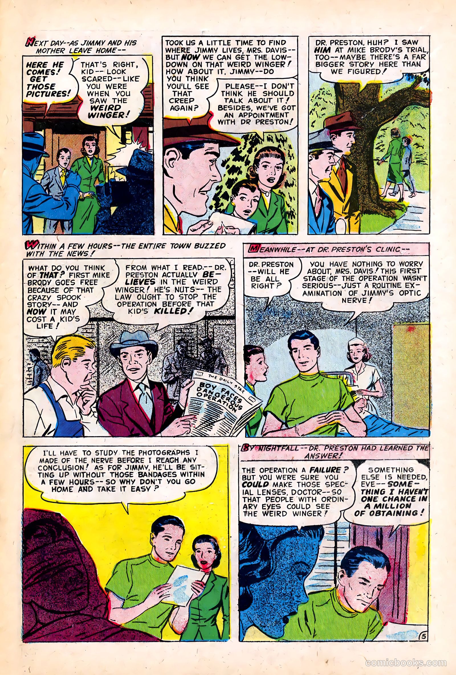 Out of the Night #11 (1953) — page 23 of 36