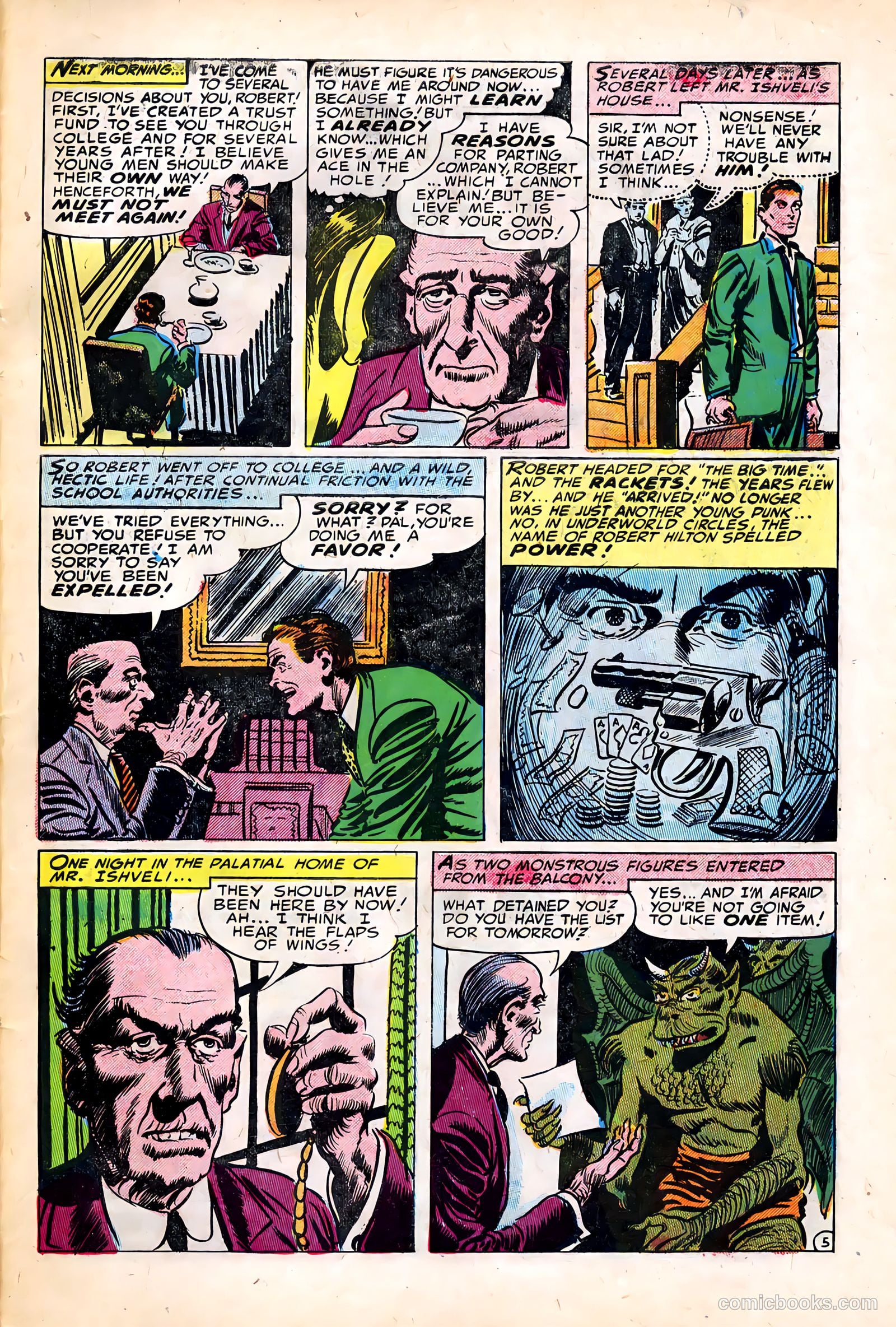 Out of the Night #11 (1953) — page 31 of 36
