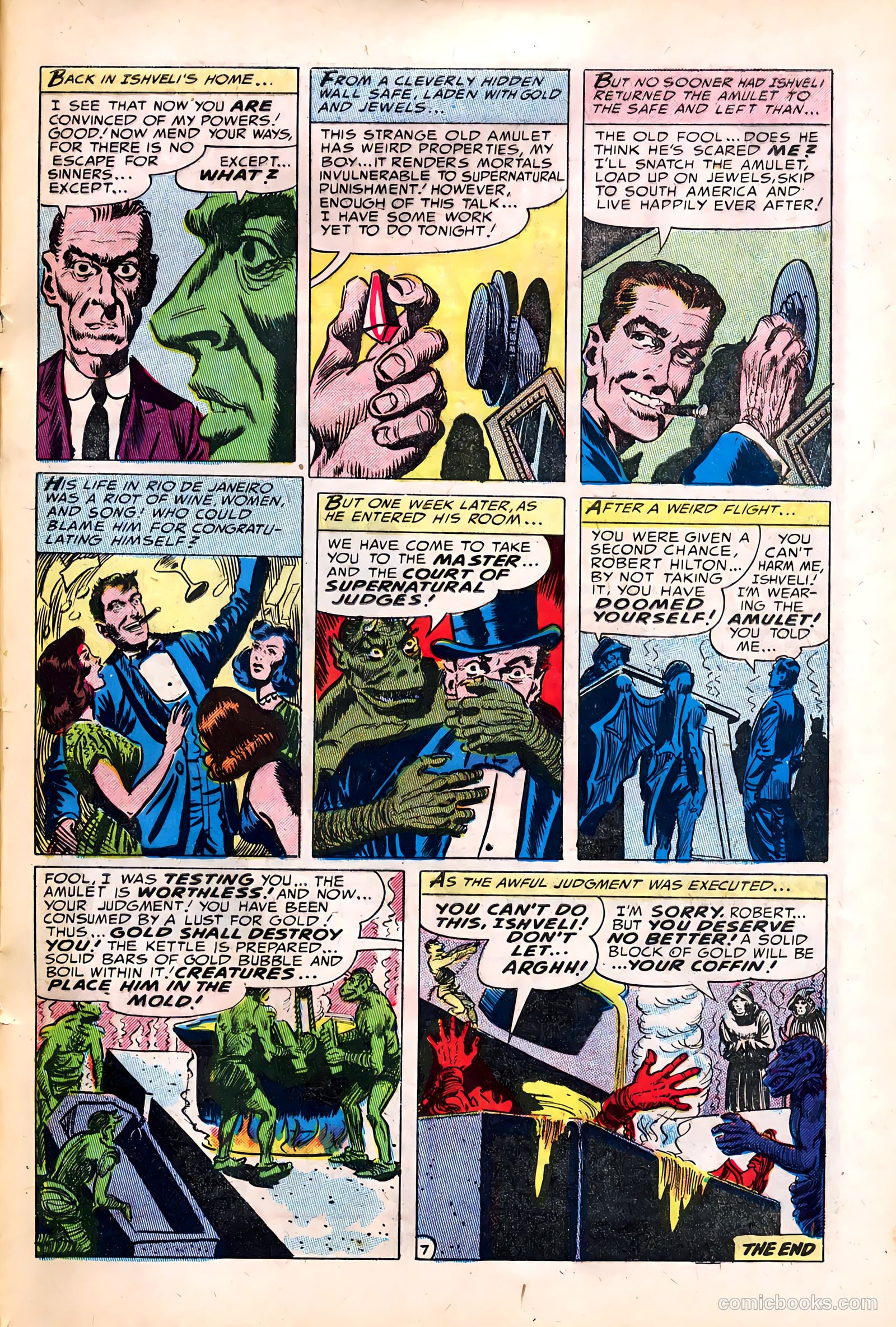 Out of the Night #11 (1953) — page 33 of 36