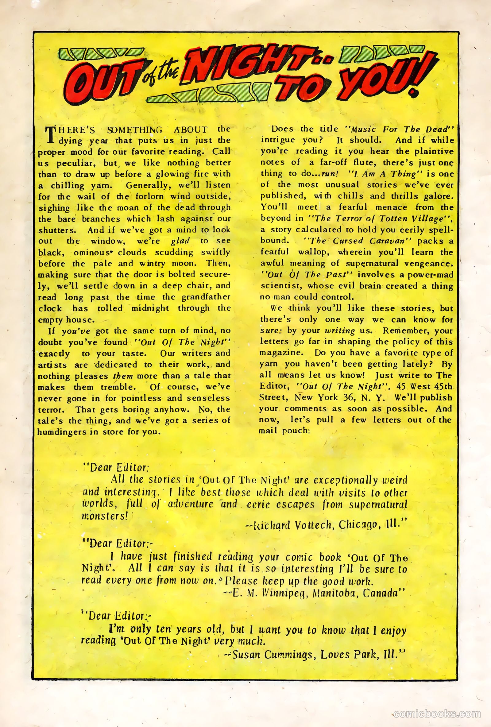 Out of the Night #12 (1953) — page 26 of 36