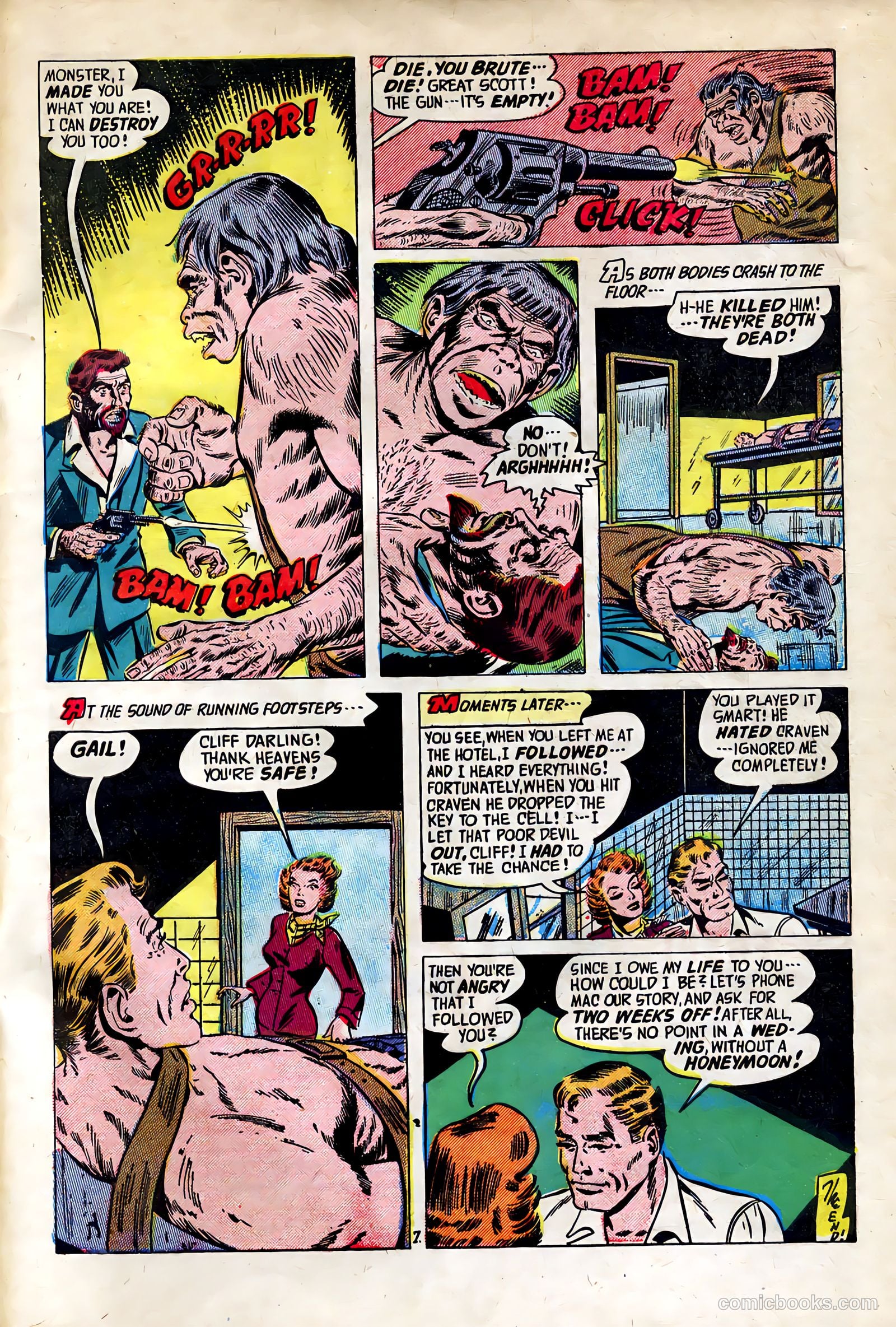 Out of the Night #12 (1953) — page 33 of 36