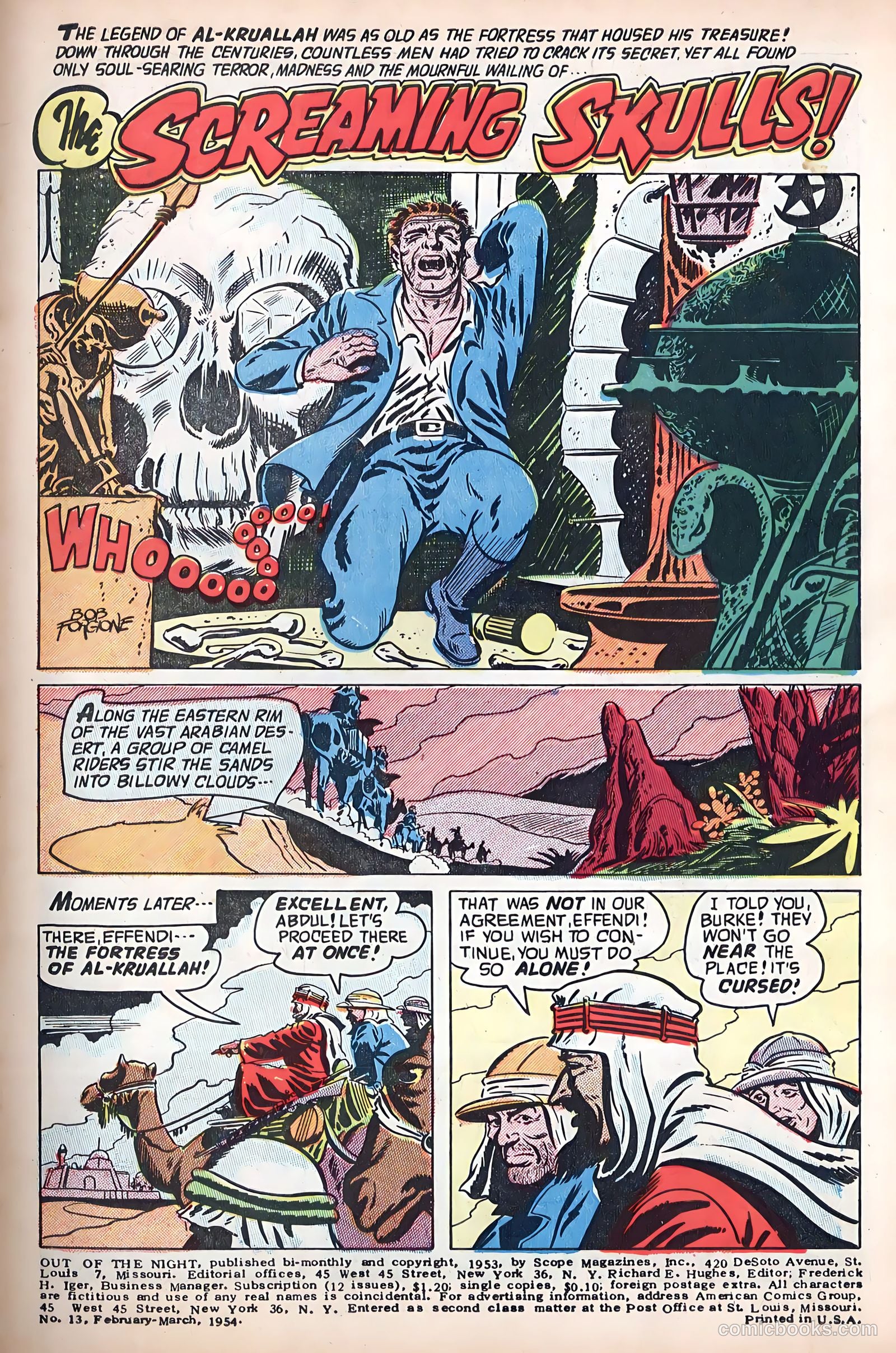 Out of the Night #13 (1954) — page 3 of 36