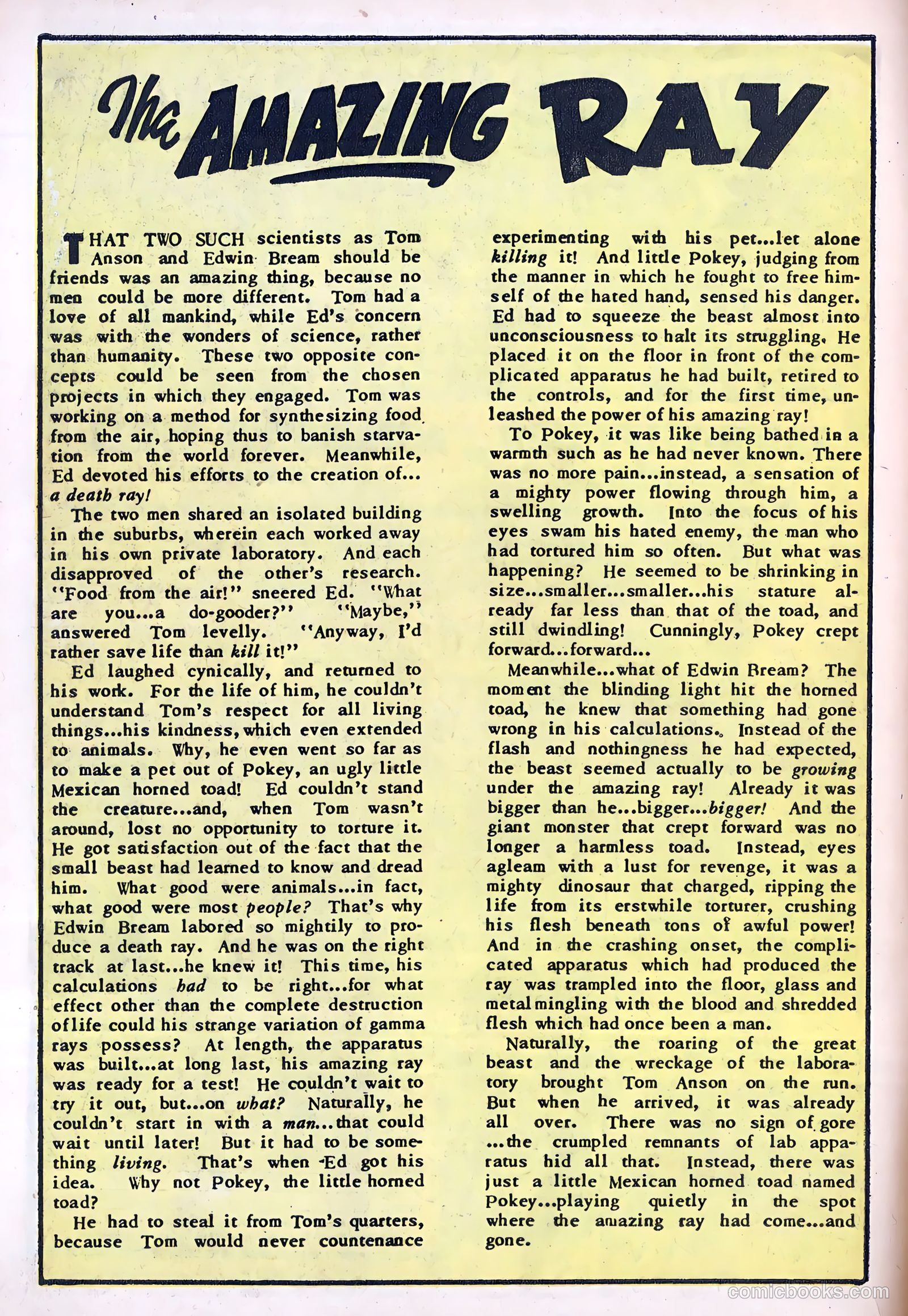Out of the Night #13 (1954) — page 10 of 36