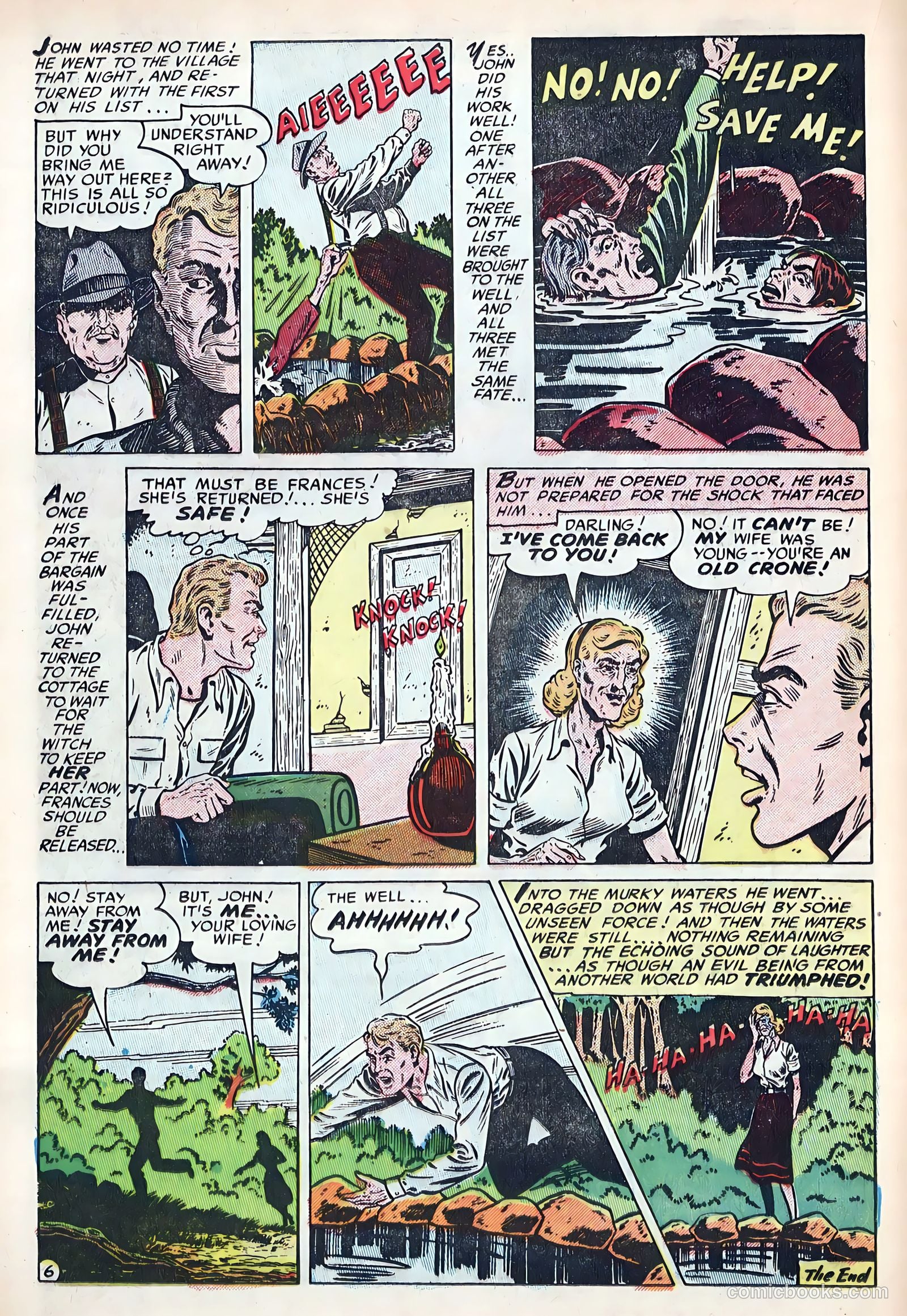 Out of the Night #13 (1954) — page 16 of 36