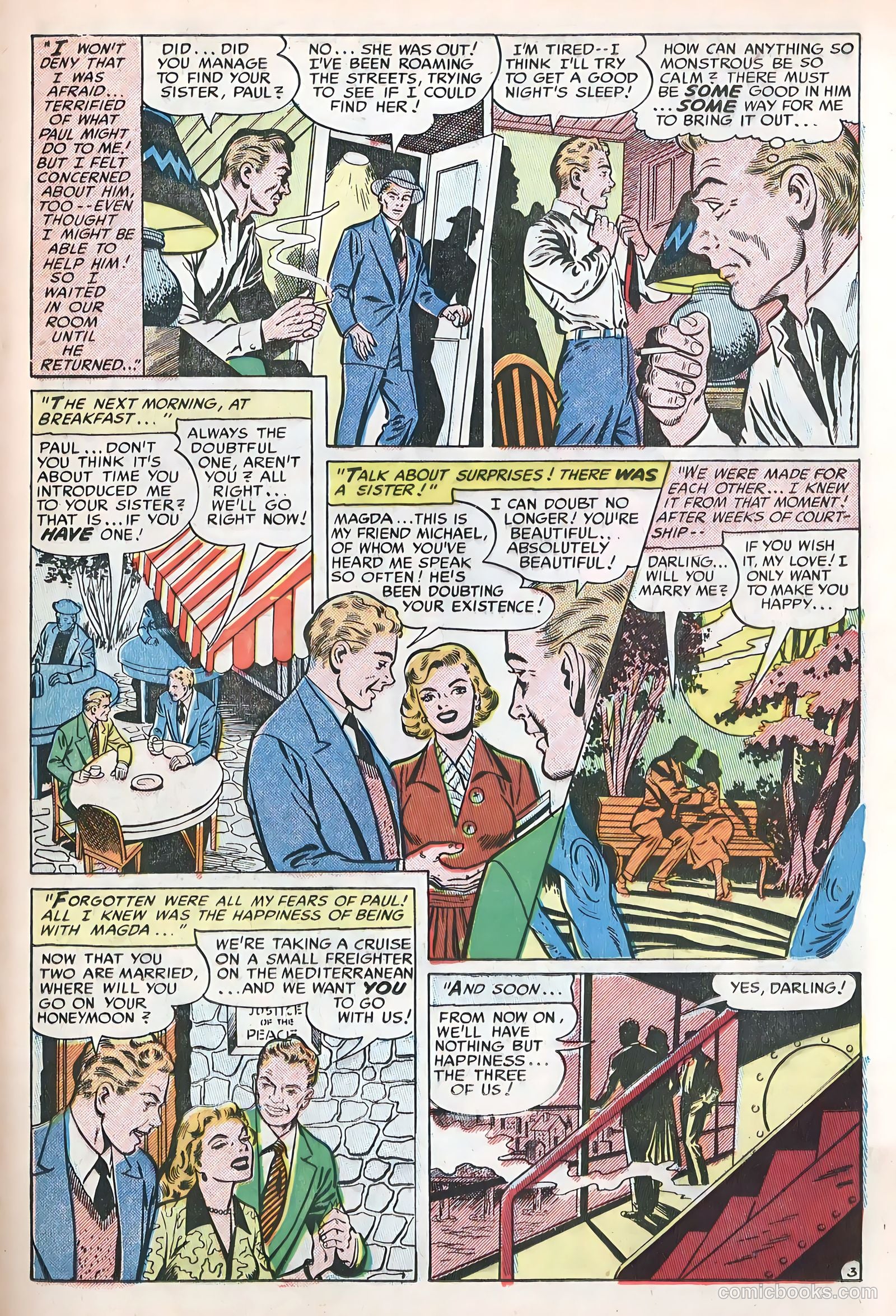 Out of the Night #13 (1954) — page 21 of 36