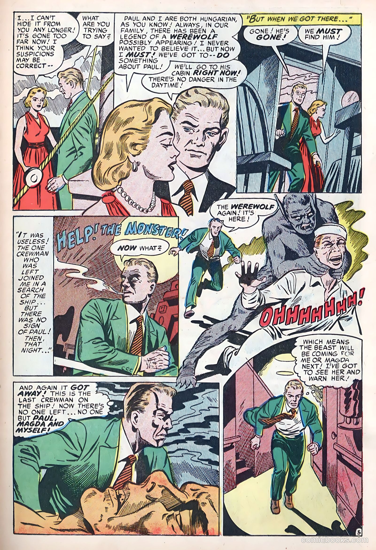 Out of the Night #13 (1954) — page 23 of 36