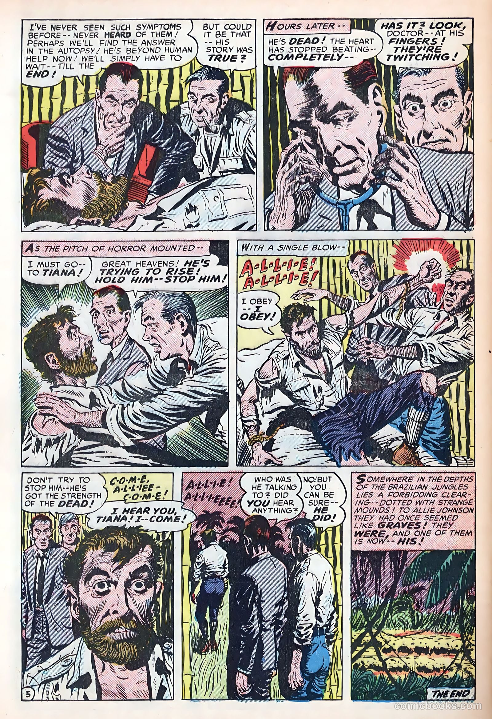 Out of the Night #13 (1954) — page 32 of 36