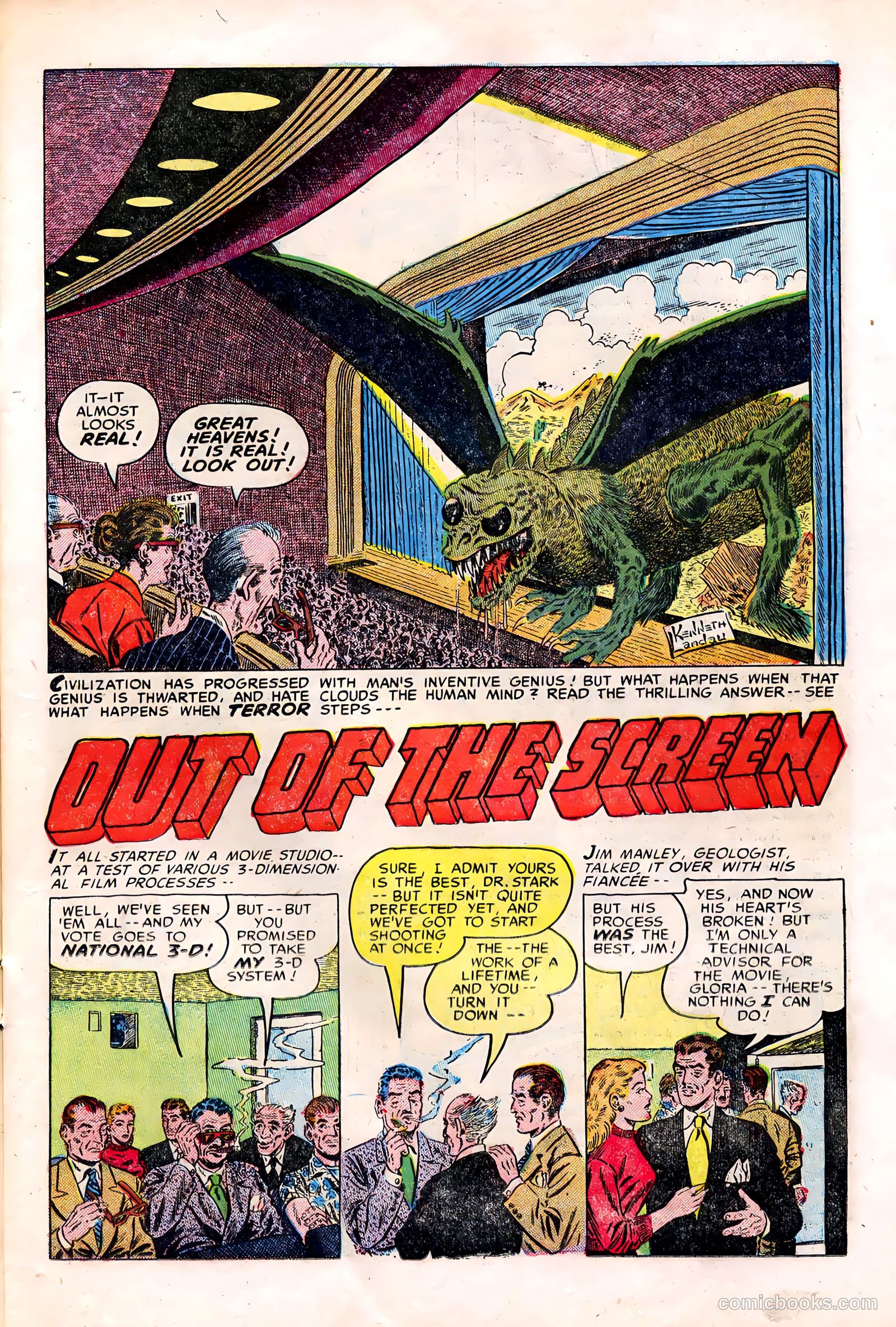 Out of the Night #14 (1954) — page 11 of 36