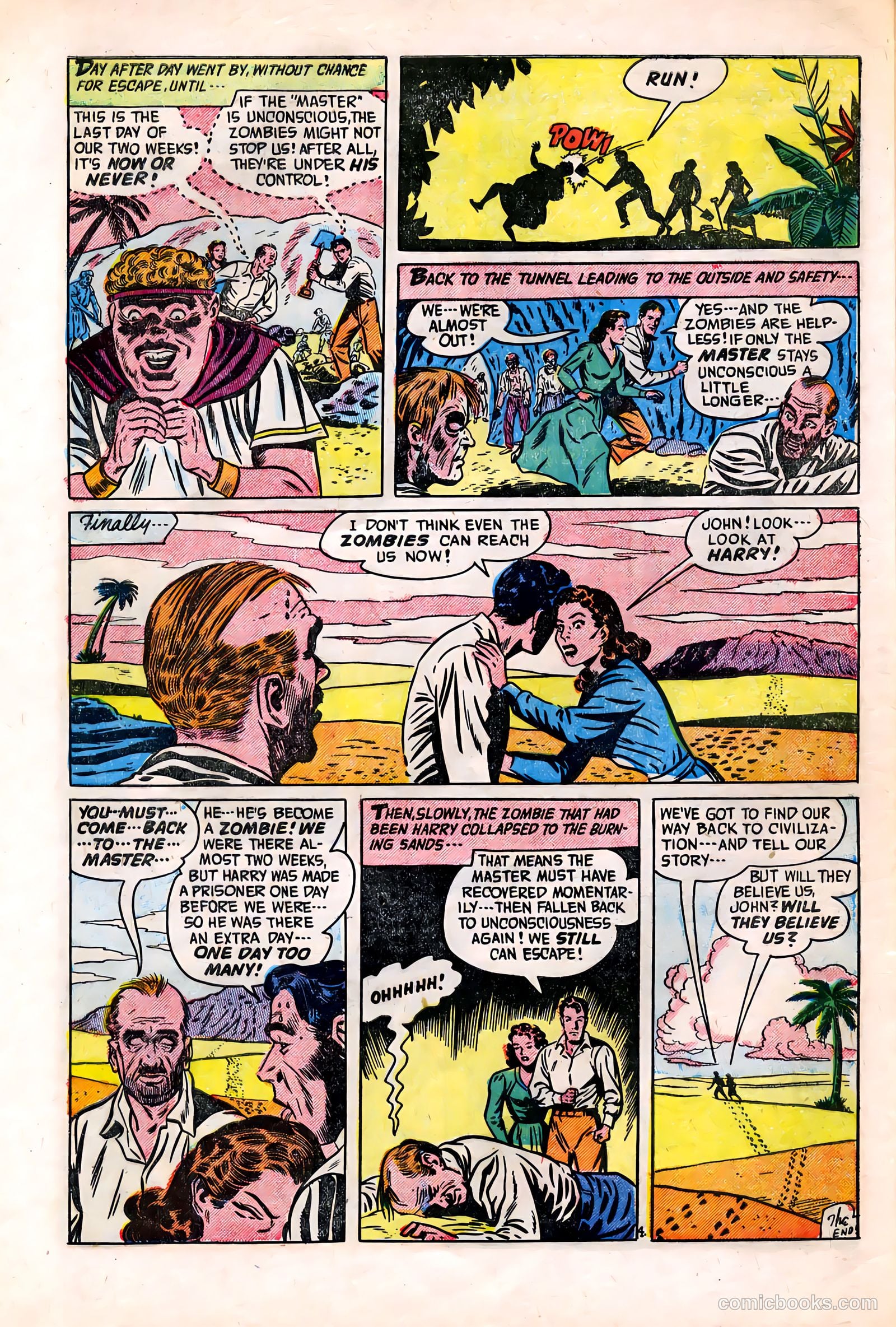 Out of the Night #14 (1954) — page 32 of 36