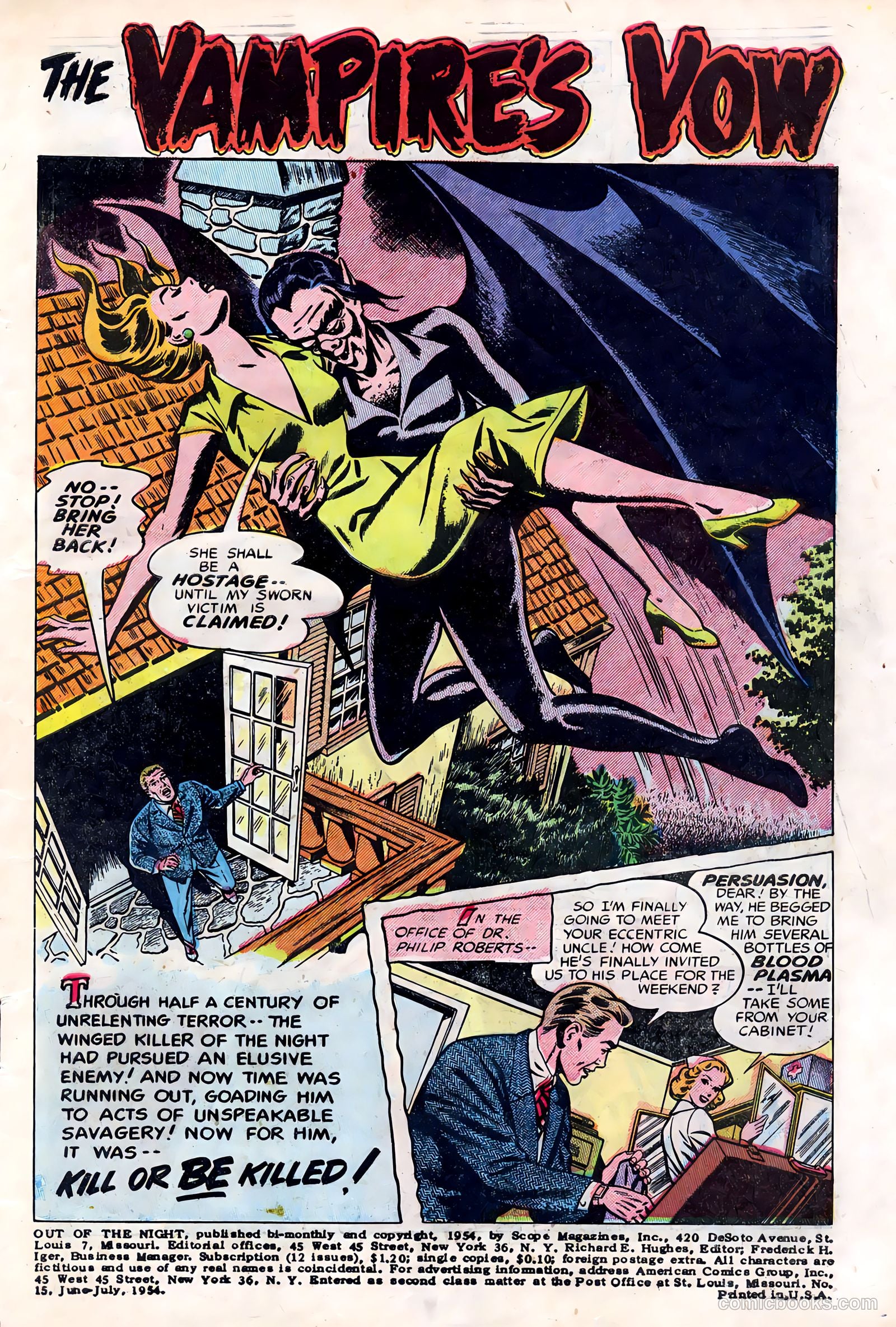 Out of the Night #15 (1954) — page 3 of 36