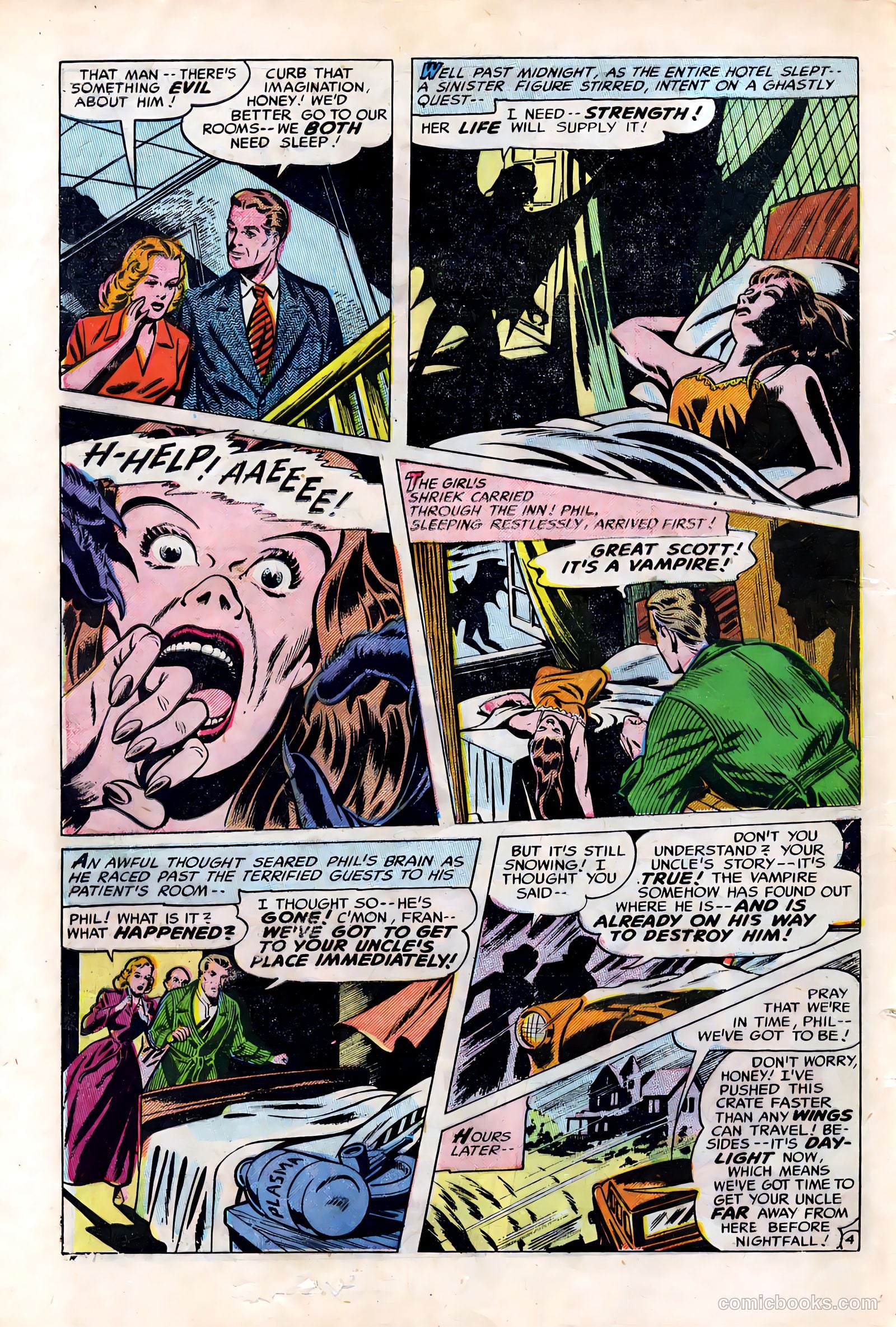 Out of the Night #15 (1954) — page 6 of 36