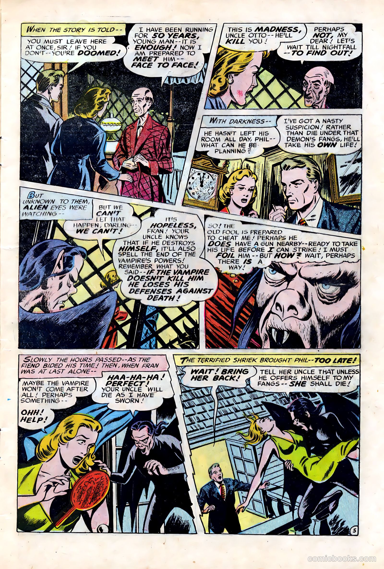 Out of the Night #15 (1954) — page 7 of 36