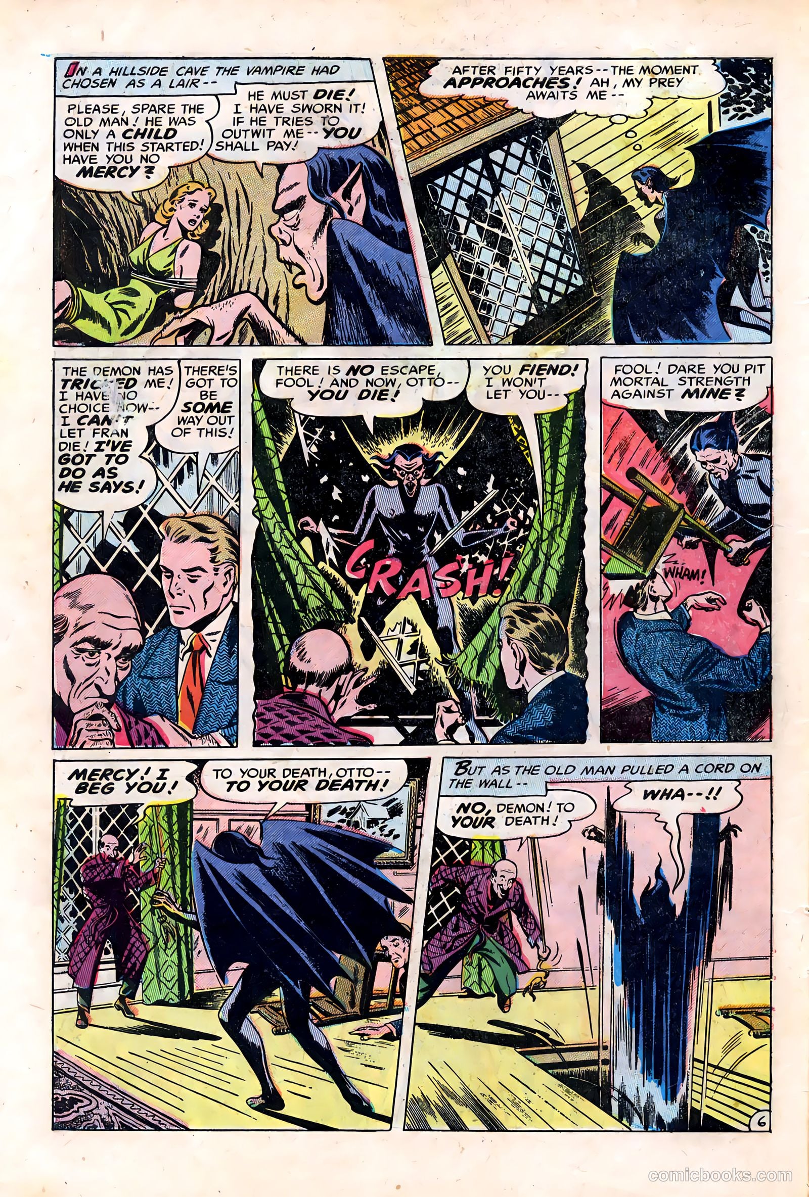 Out of the Night #15 (1954) — page 8 of 36