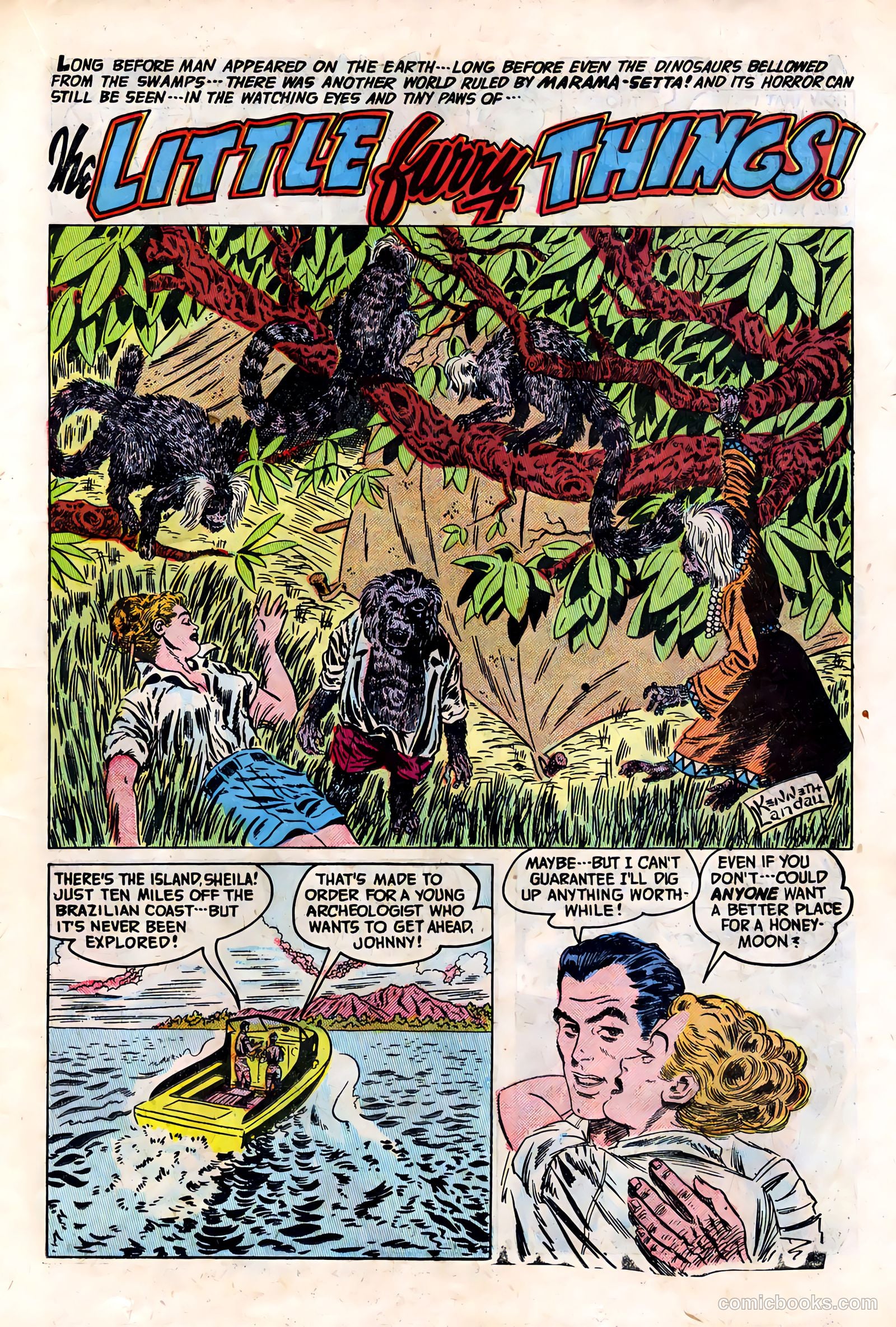 Out of the Night #15 (1954) — page 21 of 36