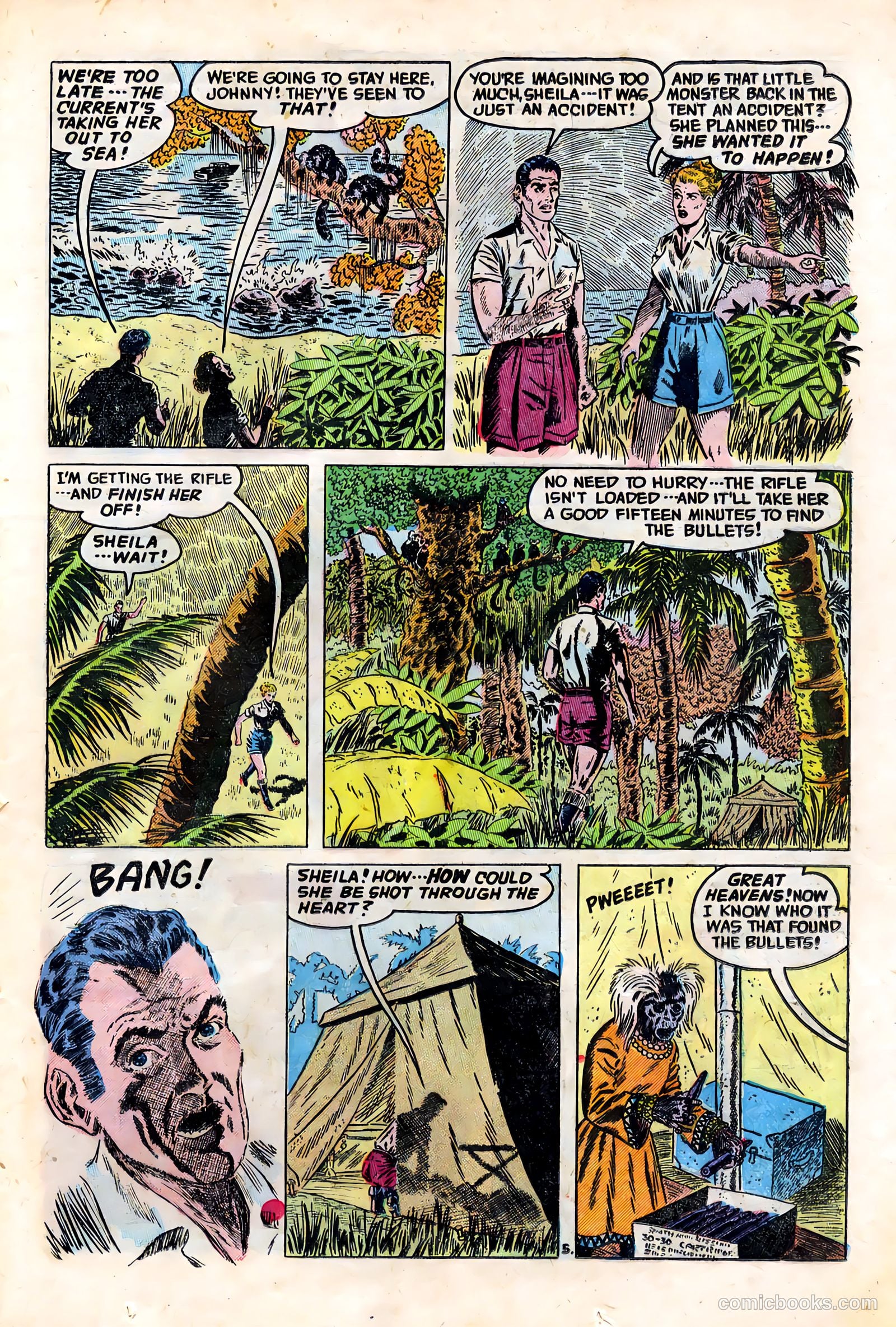 Out of the Night #15 (1954) — page 25 of 36