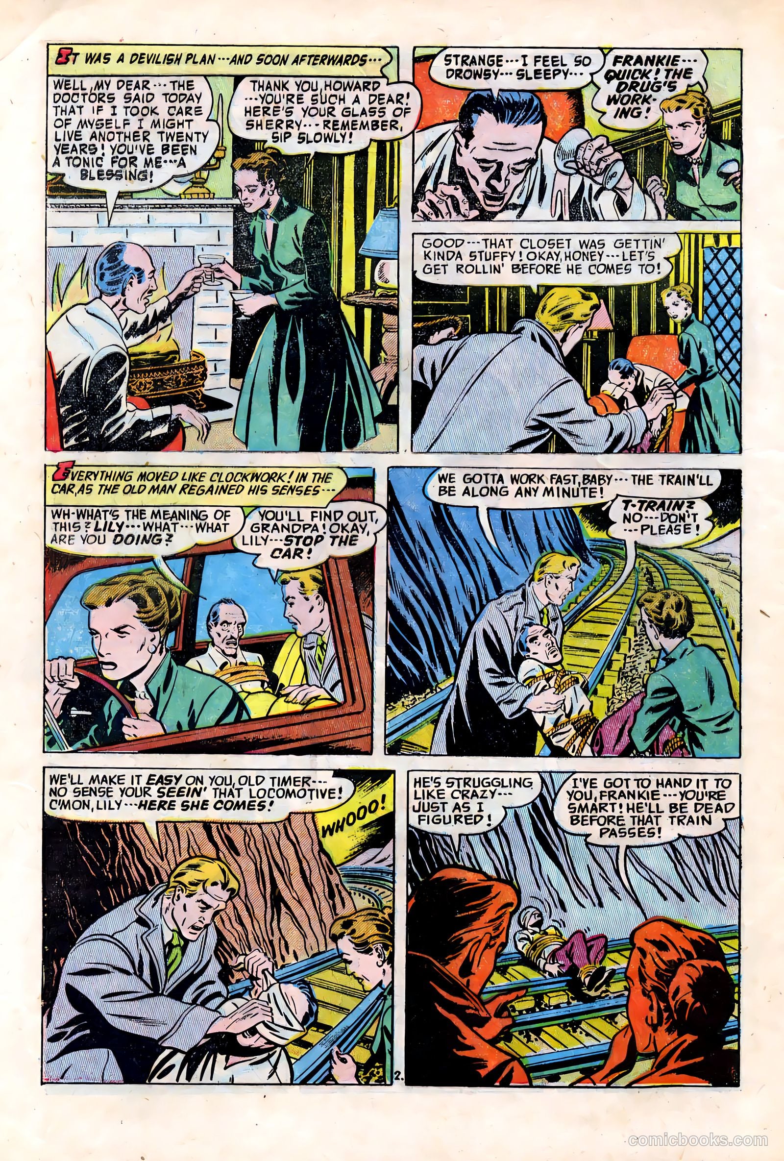 Out of the Night #15 (1954) — page 30 of 36