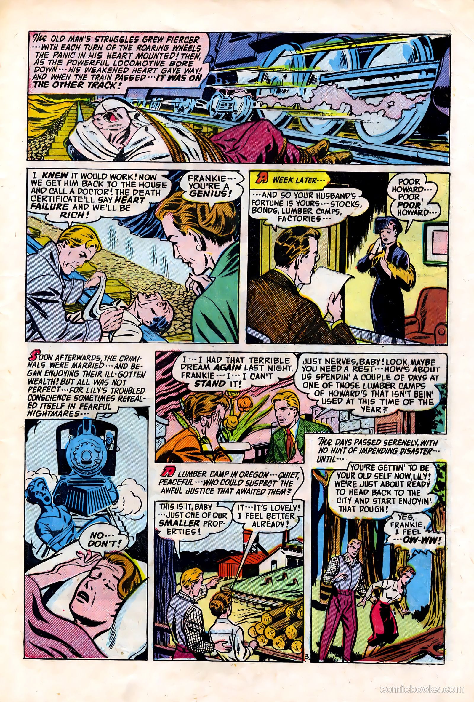 Out of the Night #15 (1954) — page 31 of 36
