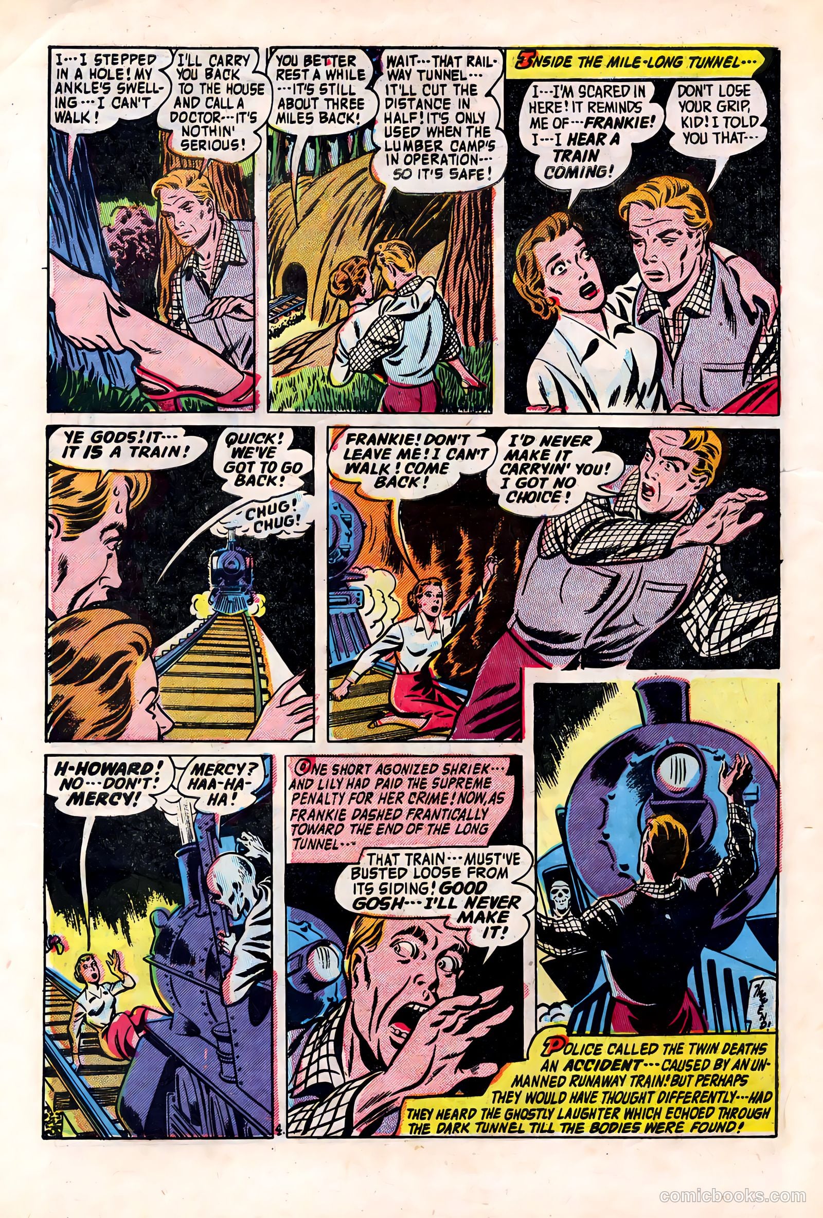 Out of the Night #15 (1954) — page 32 of 36