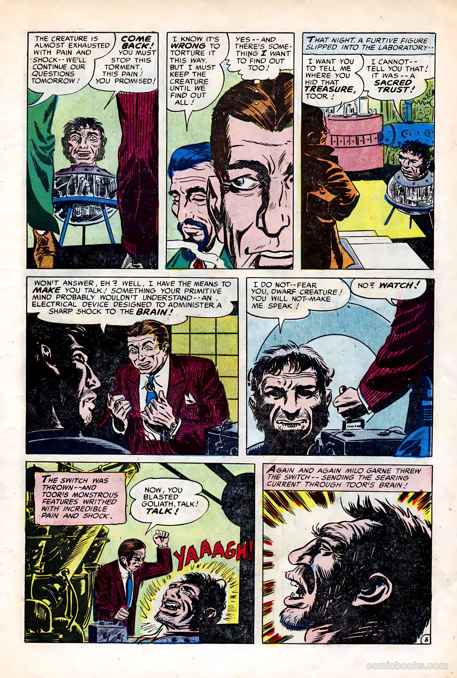 Out of the Night #16 (1954) — page 7 of 36