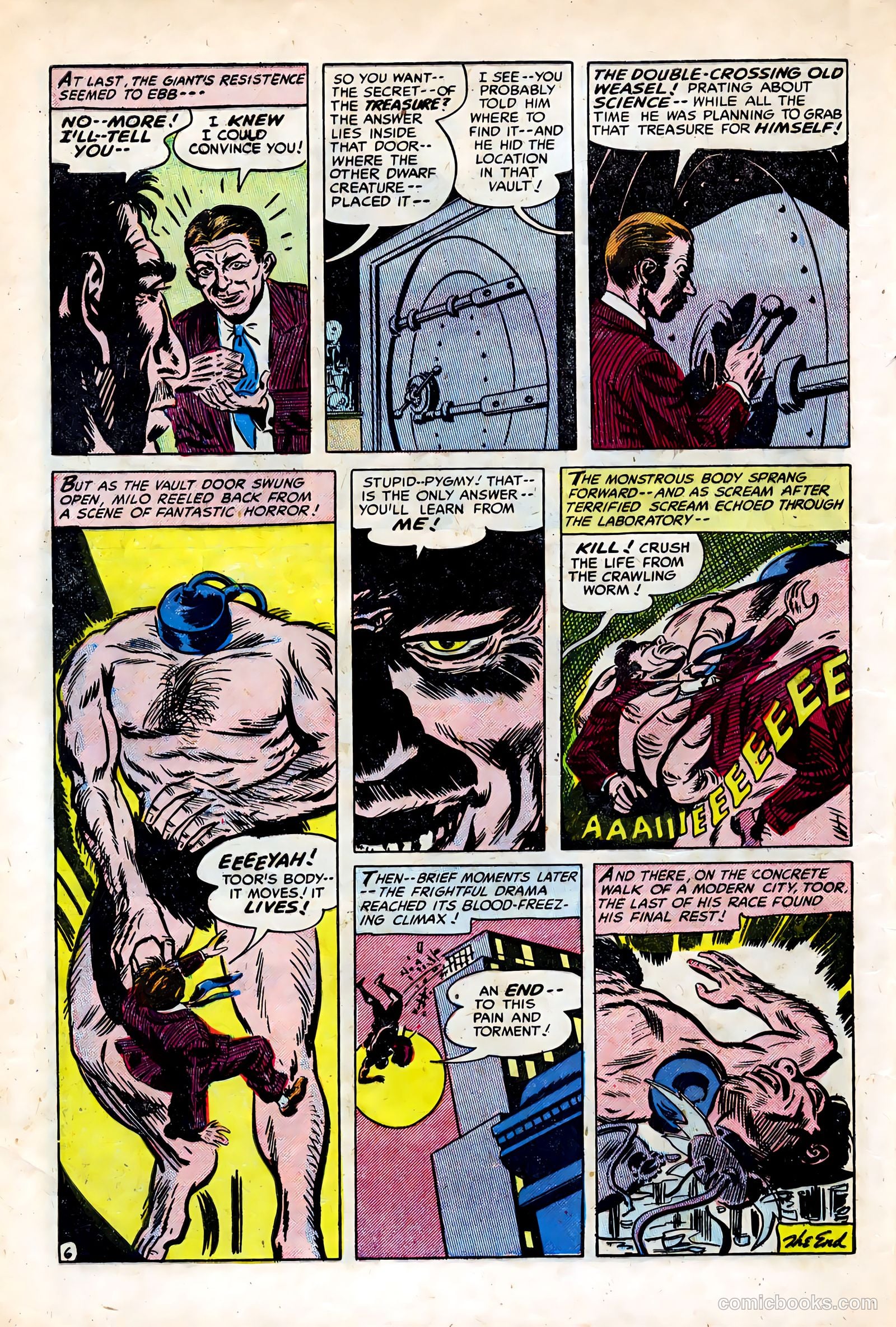 Out of the Night #16 (1954) — page 8 of 36