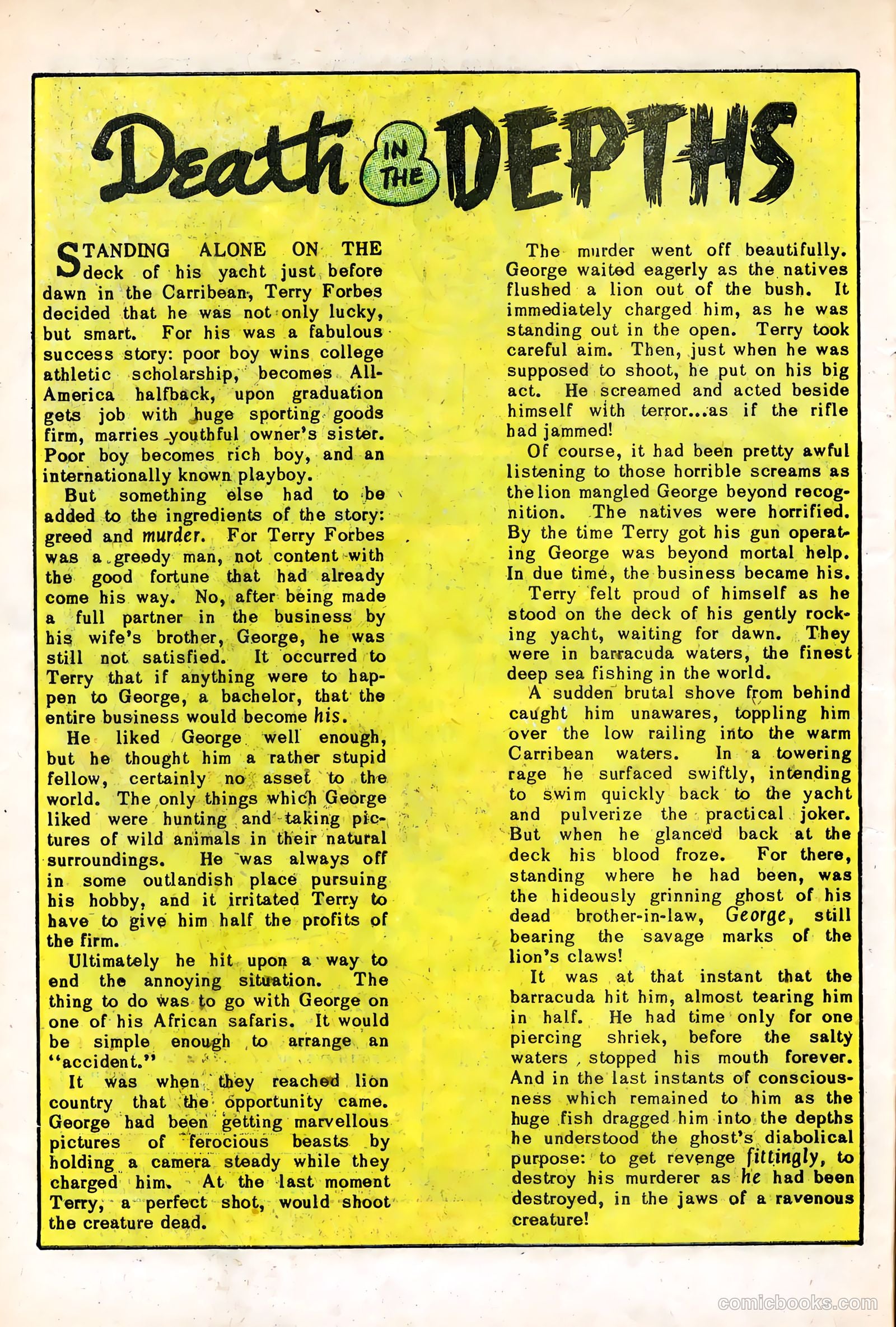 Out of the Night #16 (1954) — page 10 of 36