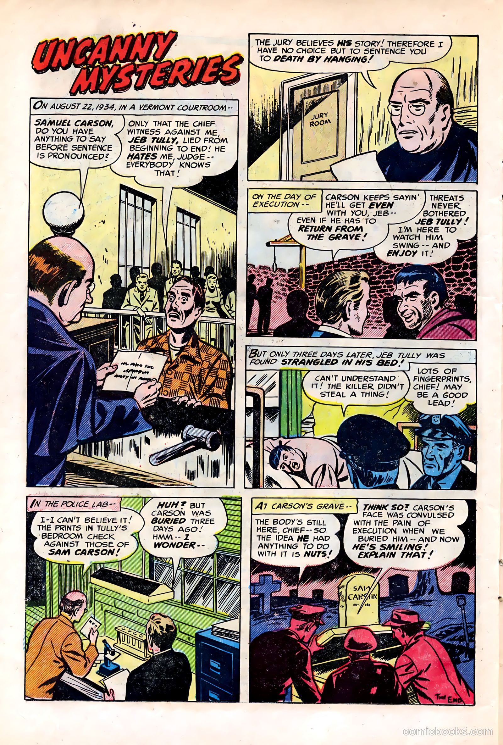 Out of the Night #16 (1954) — page 22 of 36