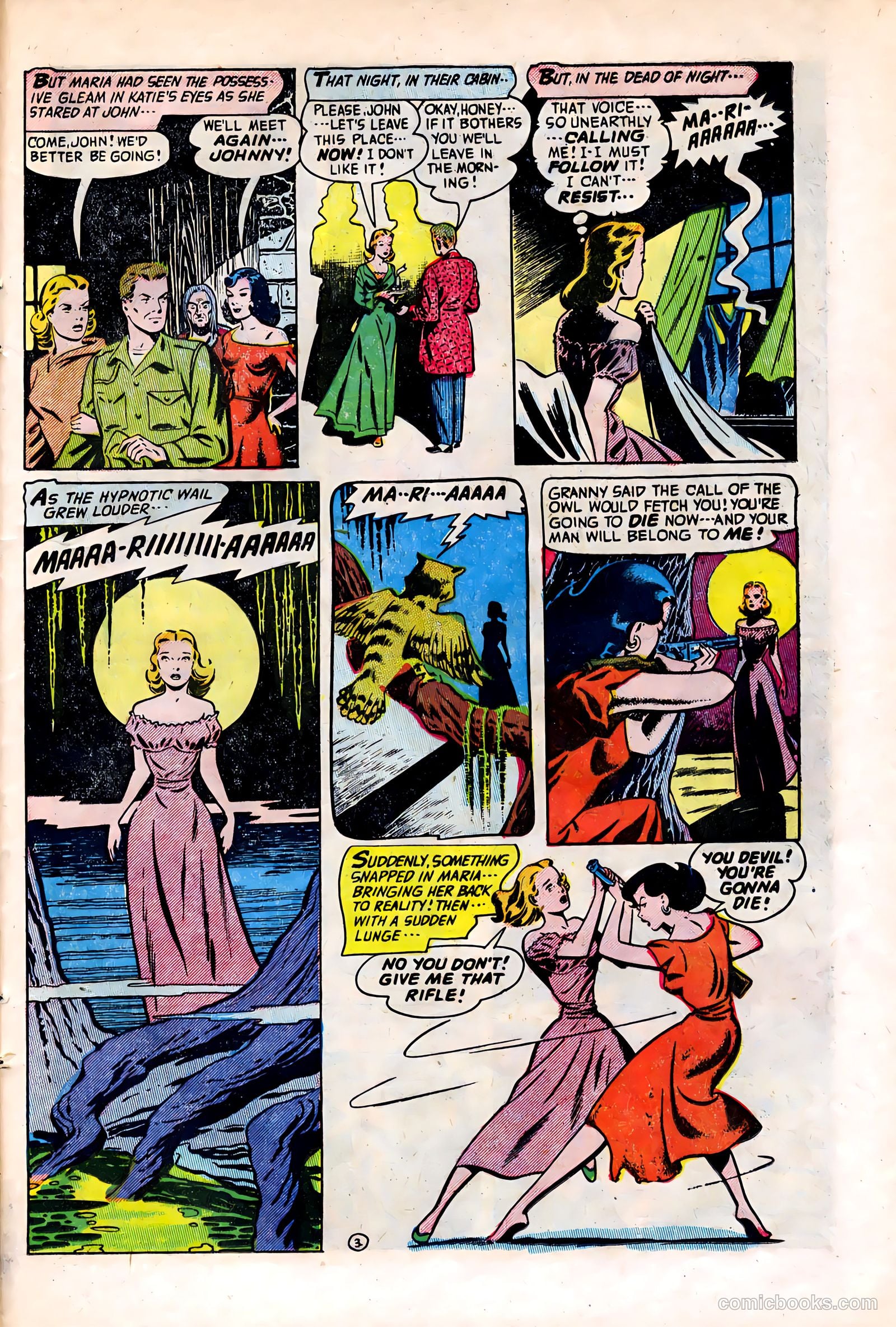 Out of the Night #16 (1954) — page 25 of 36