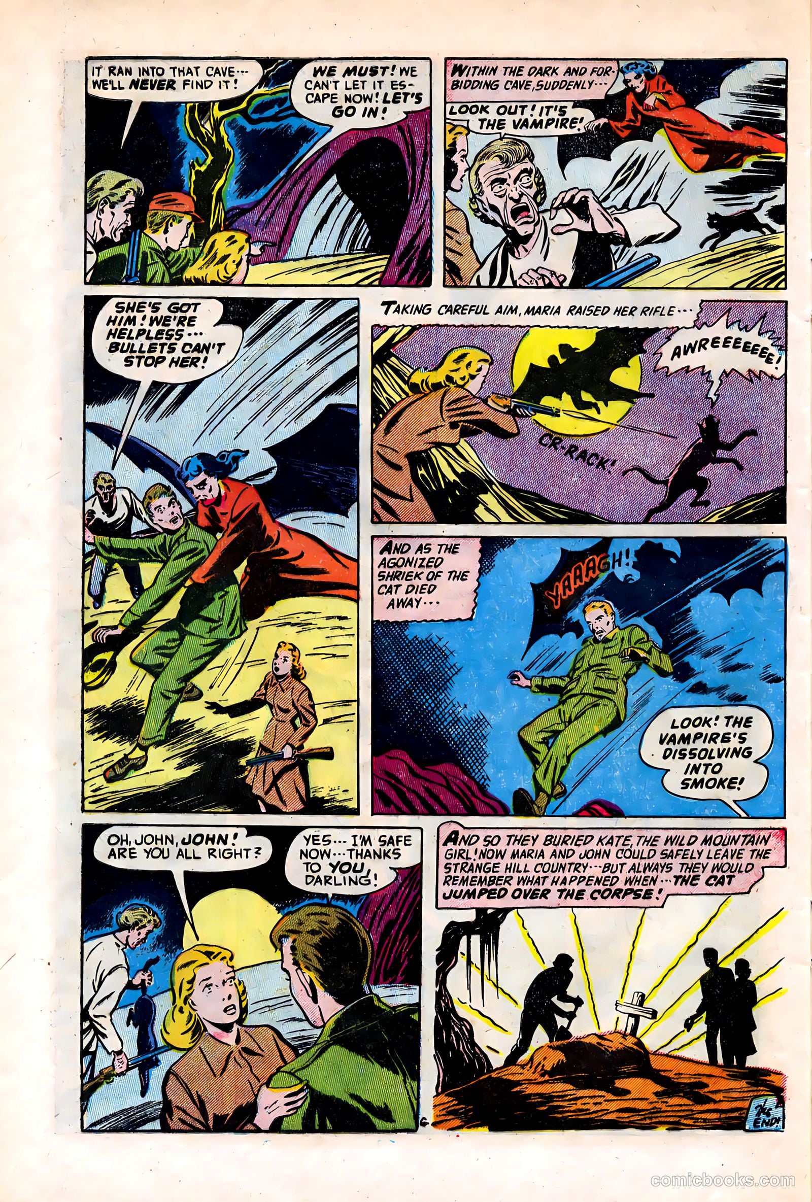 Out of the Night #16 (1954) — page 28 of 36
