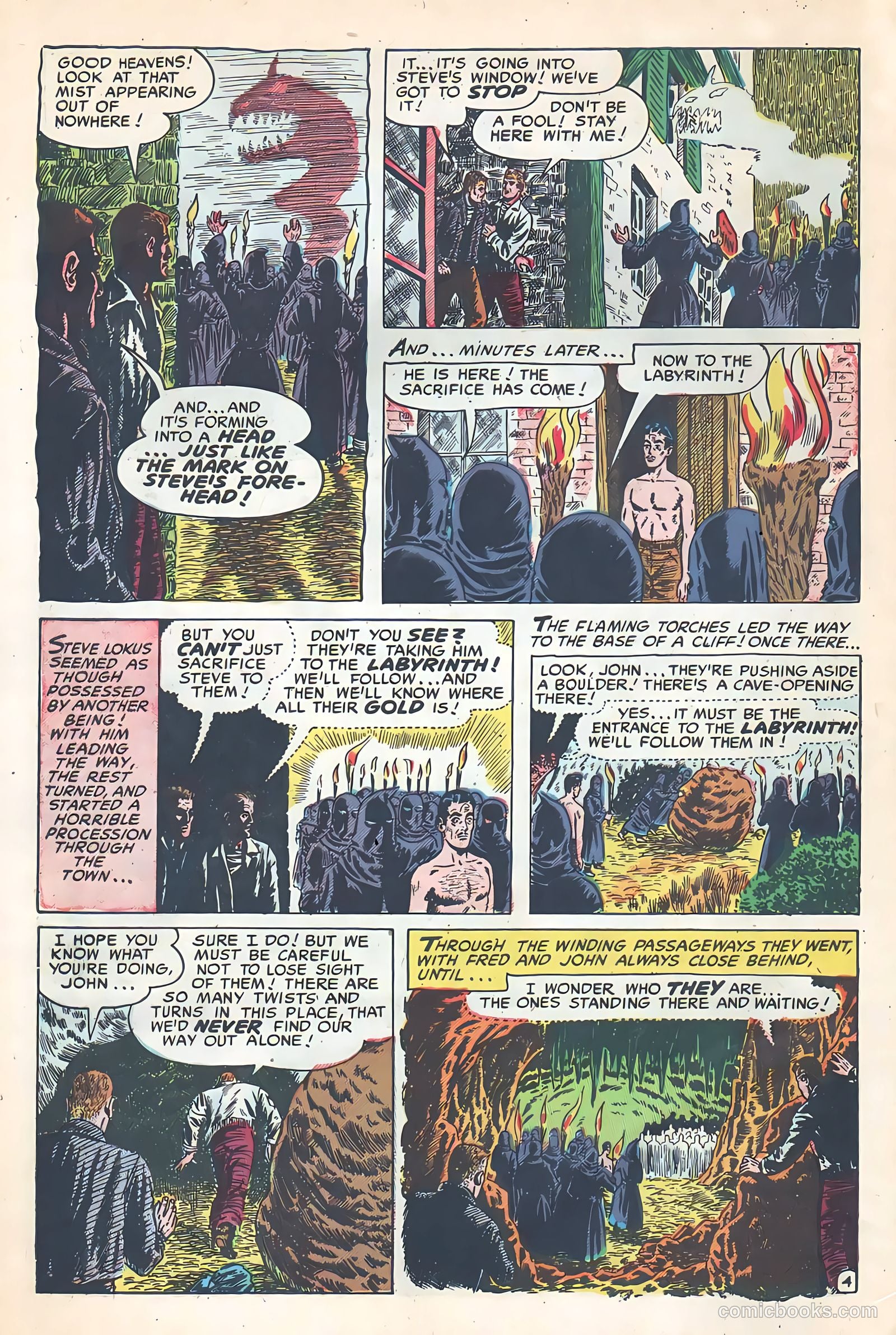 Out of the Night #17 (1954) — page 6 of 36