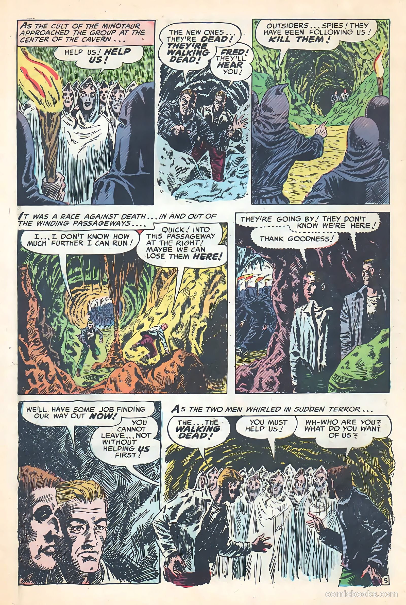 Out of the Night #17 (1954) — page 8 of 36