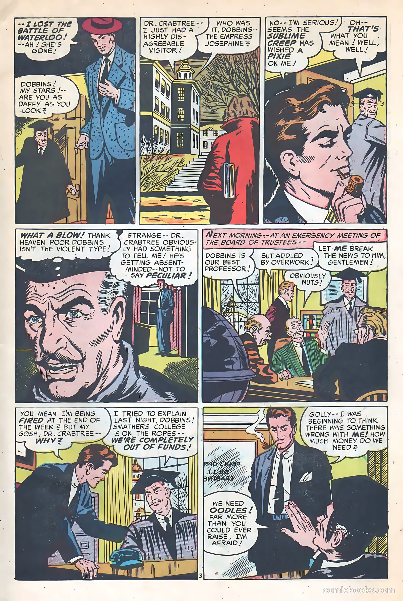 Out of the Night #17 (1954) — page 15 of 36