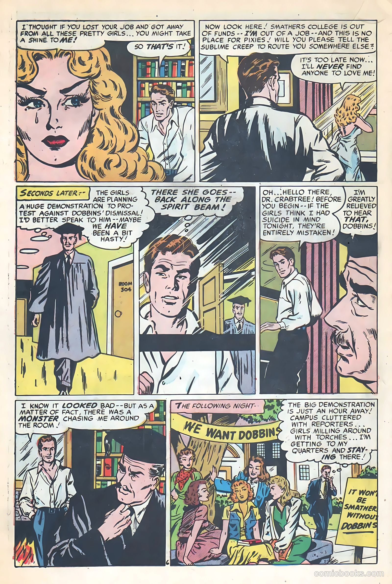 Out of the Night #17 (1954) — page 18 of 36