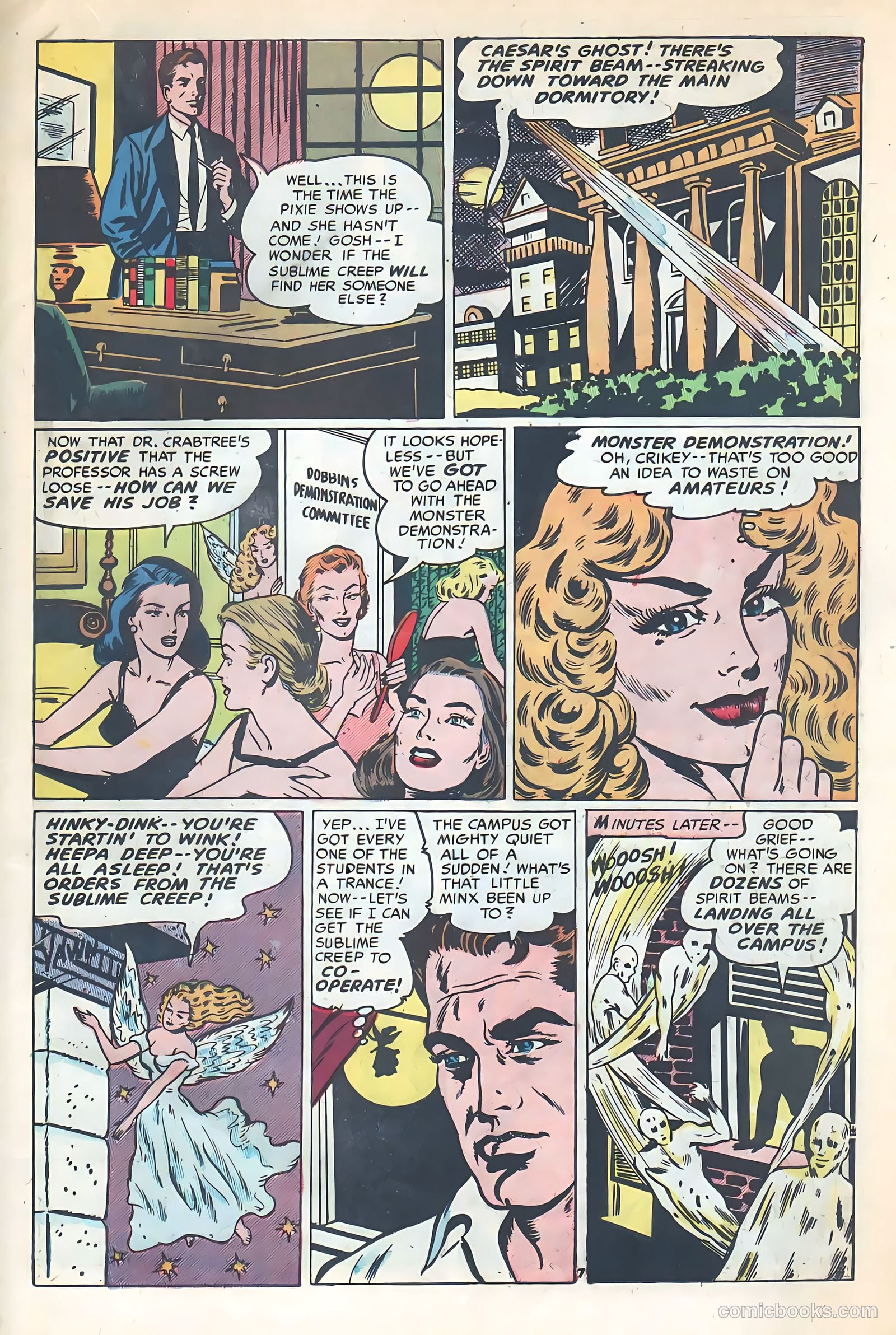 Out of the Night #17 (1954) — page 19 of 36