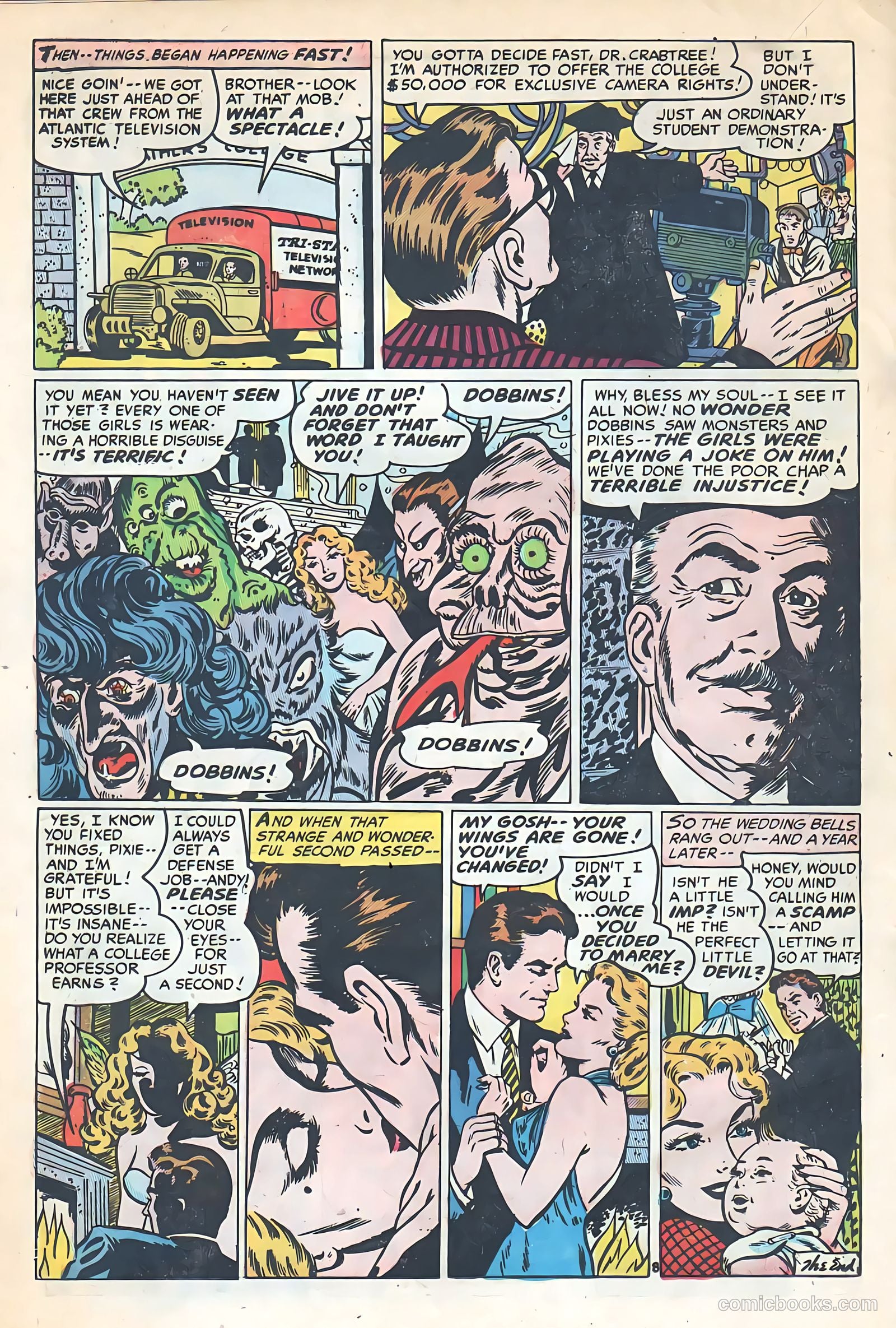 Out of the Night #17 (1954) — page 20 of 36