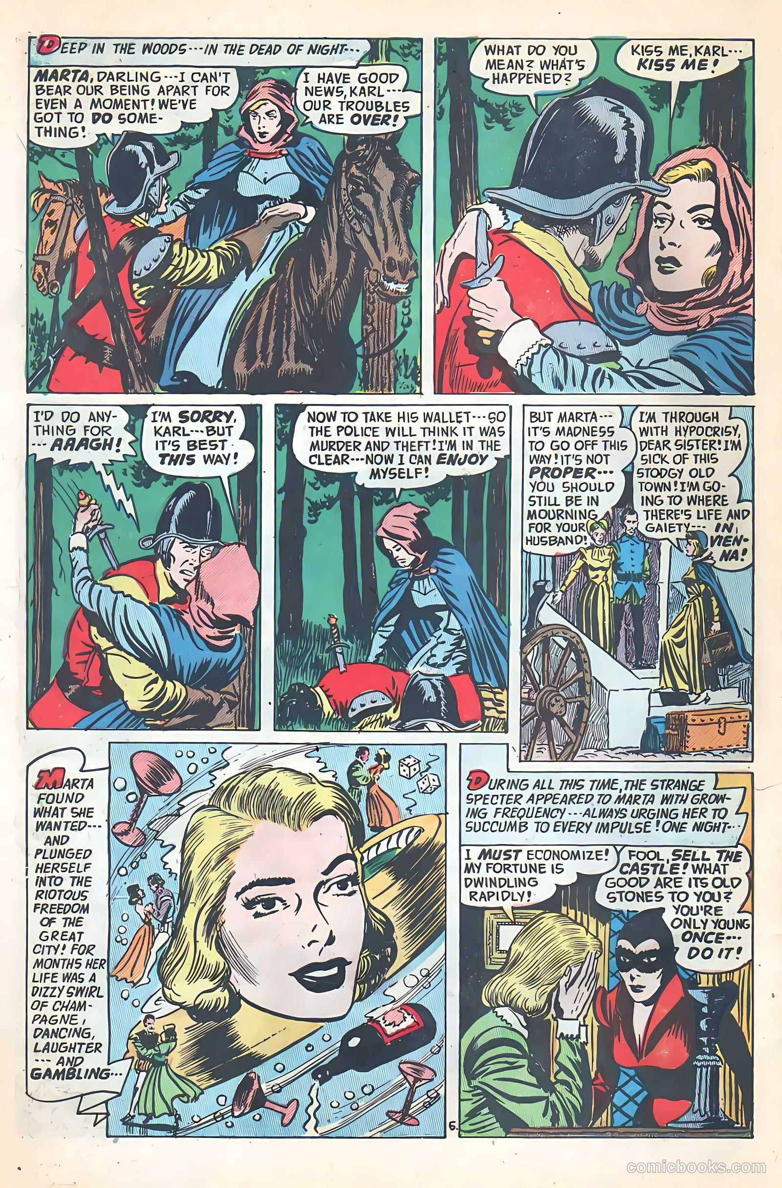 Out of the Night #17 (1954) — page 30 of 36