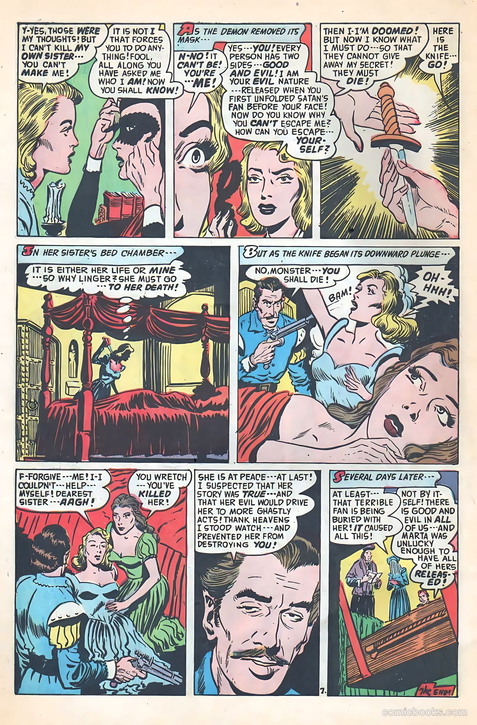 Out of the Night #17 (1954) — page 32 of 36