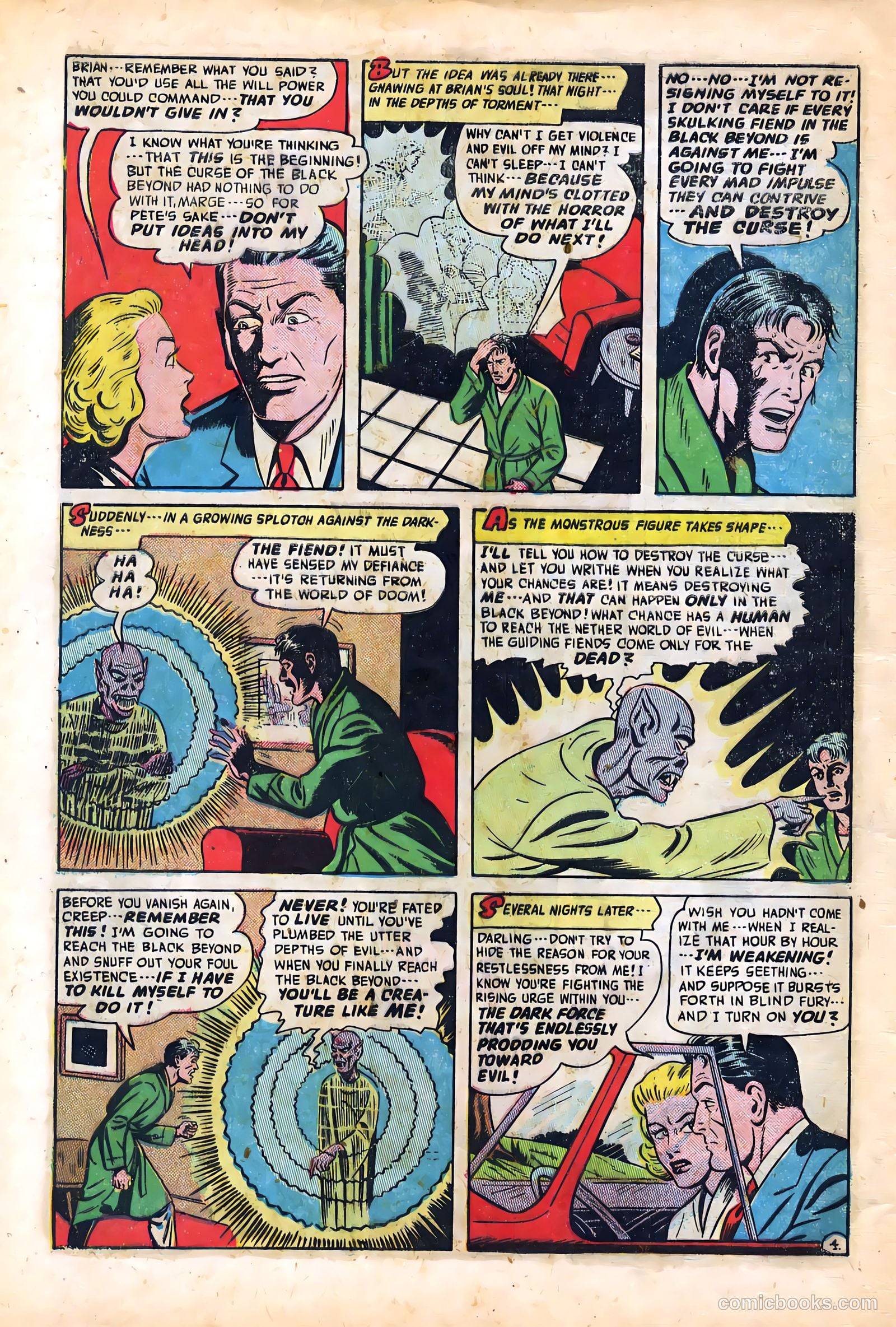 Out of the Night #4 (1952) — page 30 of 36