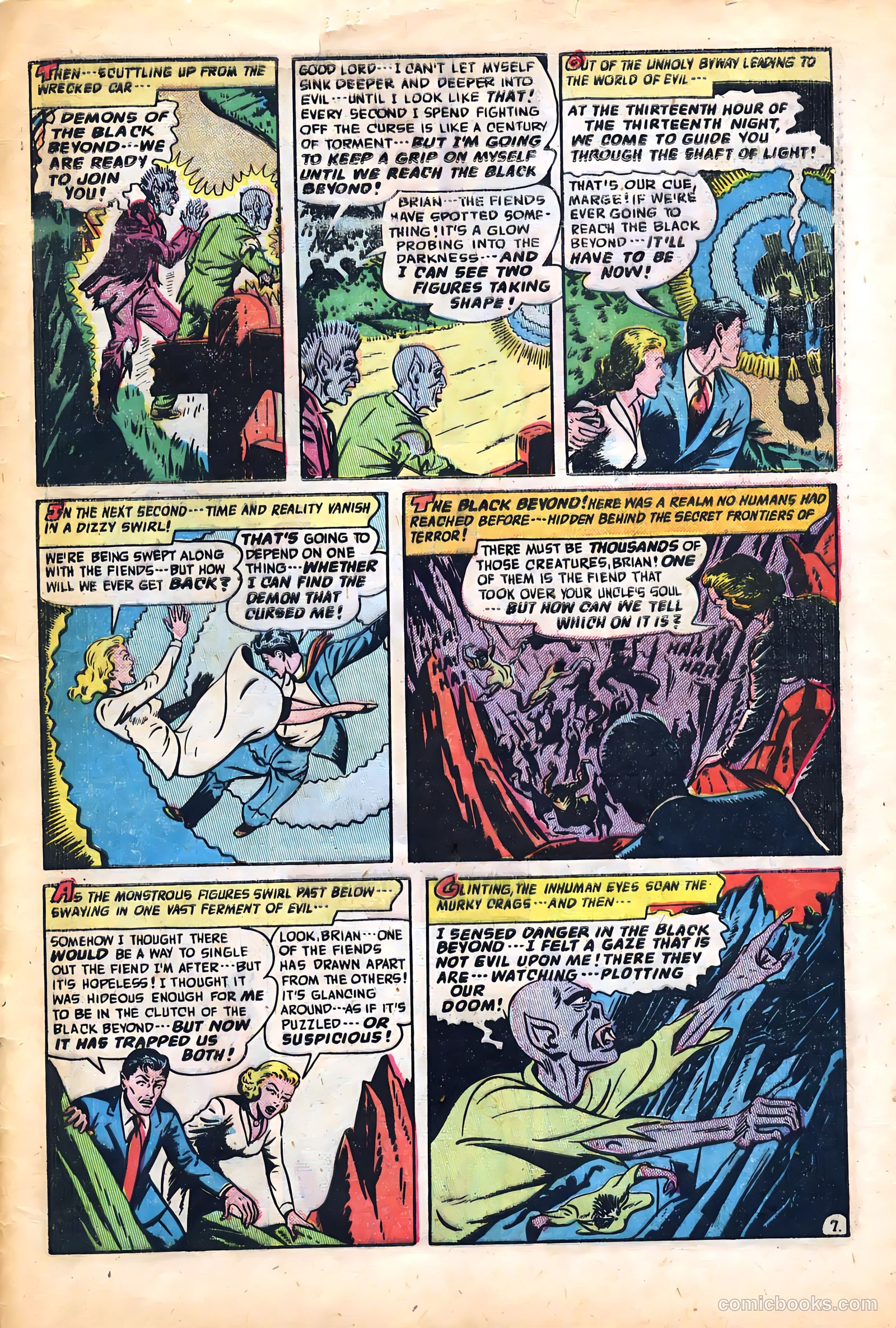 Out of the Night #4 (1952) — page 33 of 36