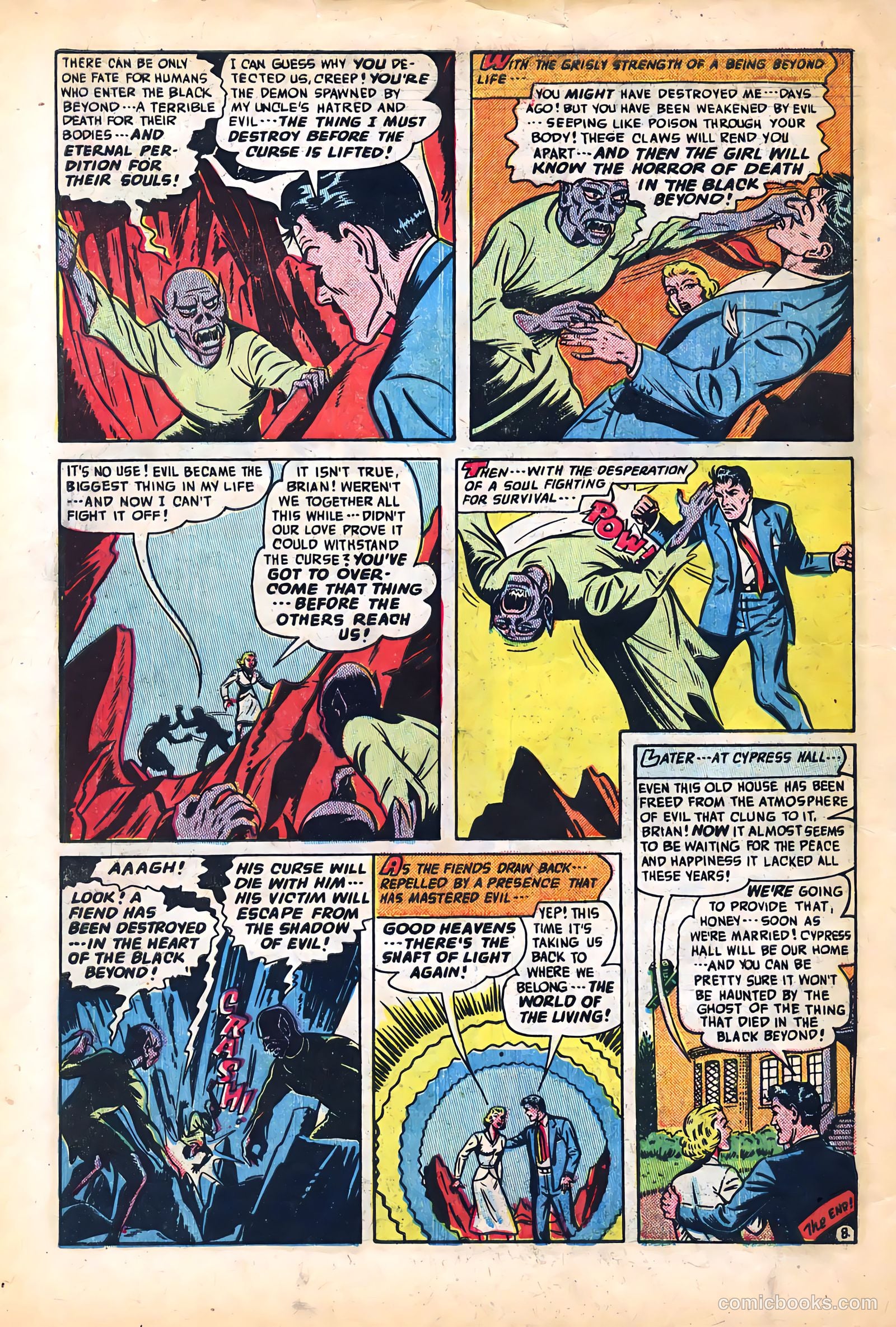 Out of the Night #4 (1952) — page 34 of 36